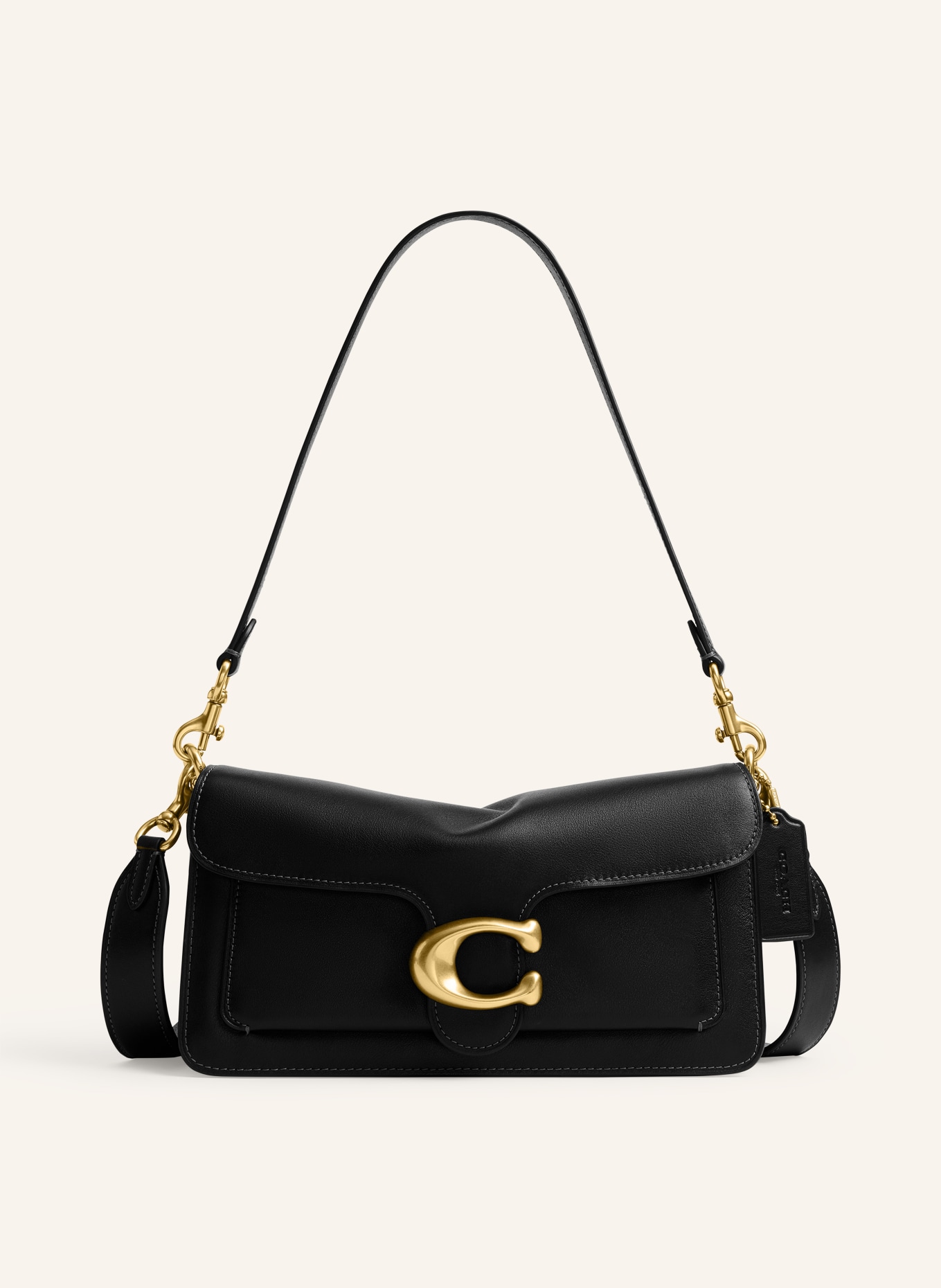 COACH TABBY Shoulder Bag: BLACK / GOLD