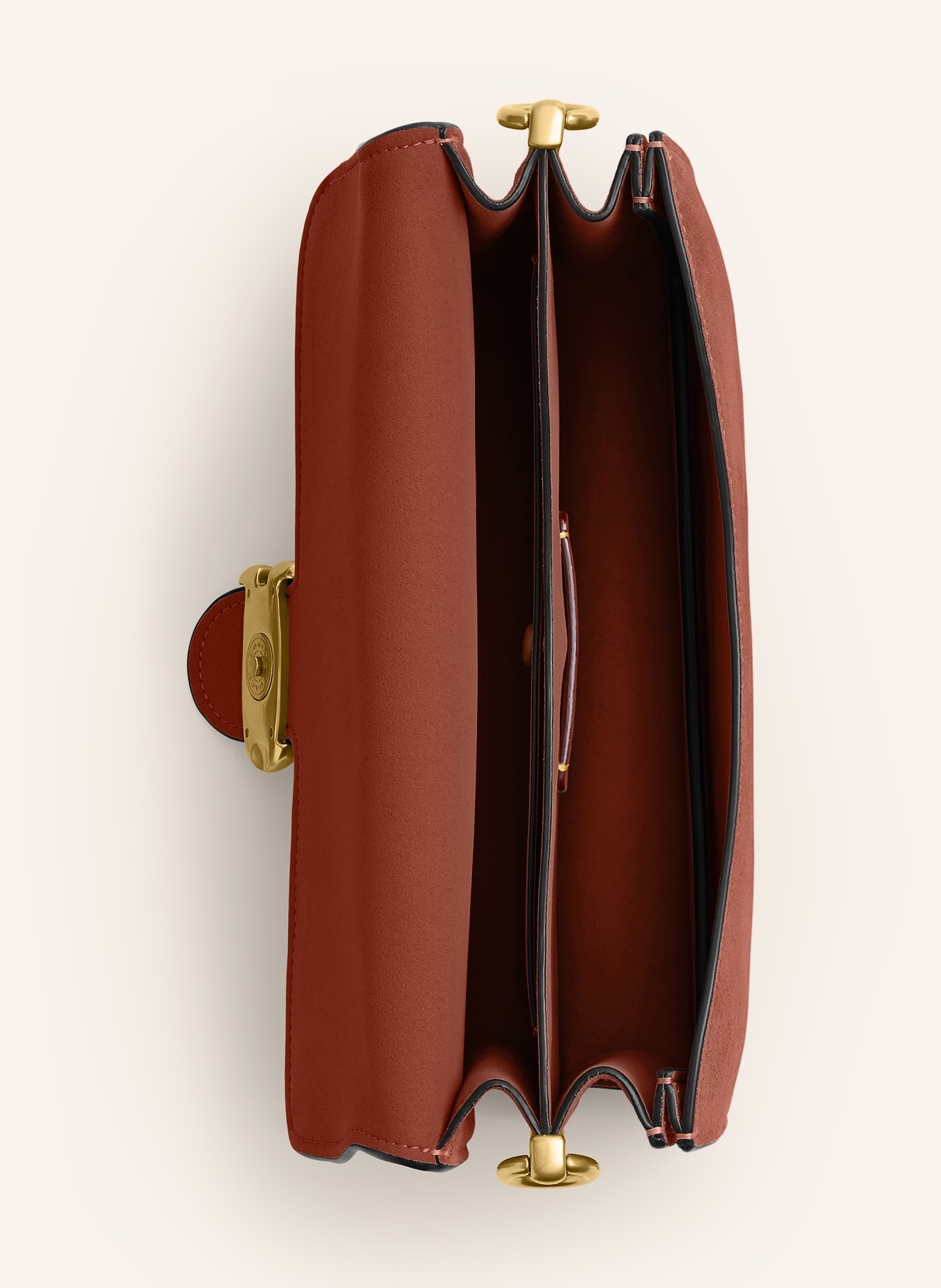 COACH Schultertasche TABBY: BRAUN / GOLD