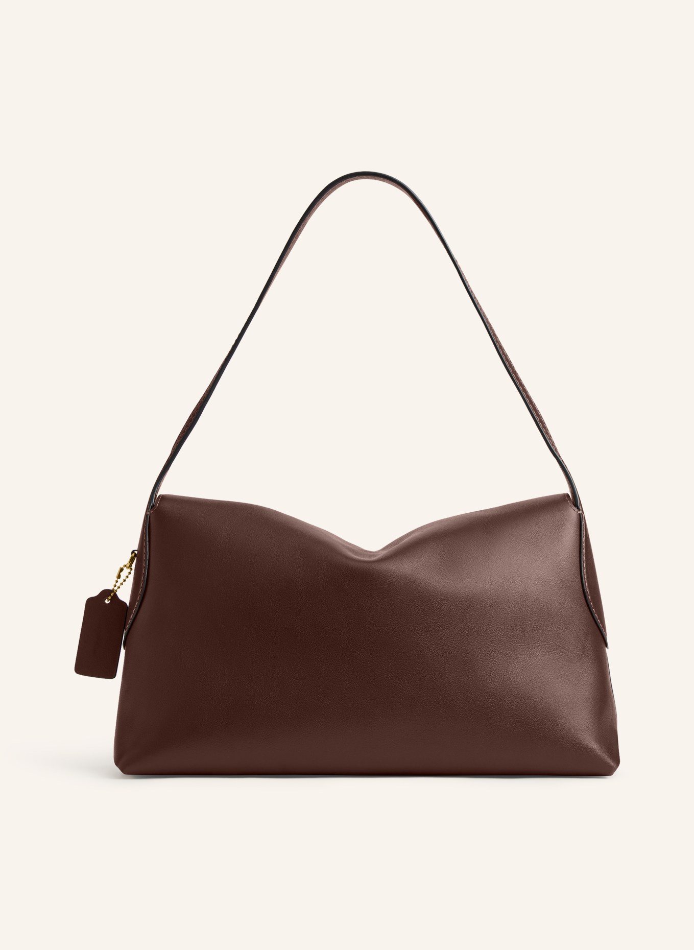 COACH Shoulder bag: DARK BROWN