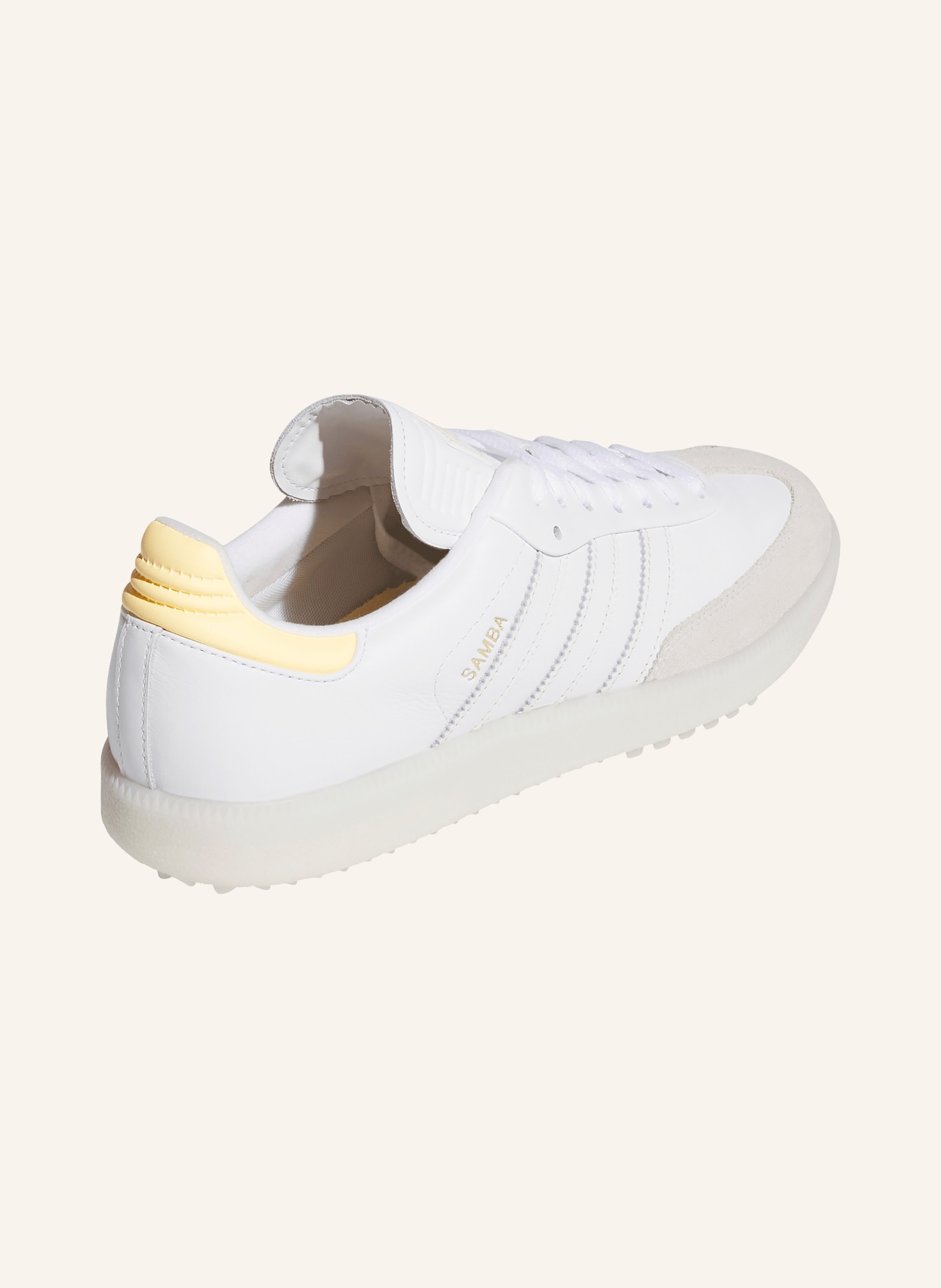 adidas Originals Golfschuhe SAMBA GOLF: WEISS / HELLGRAU / HELLGELB