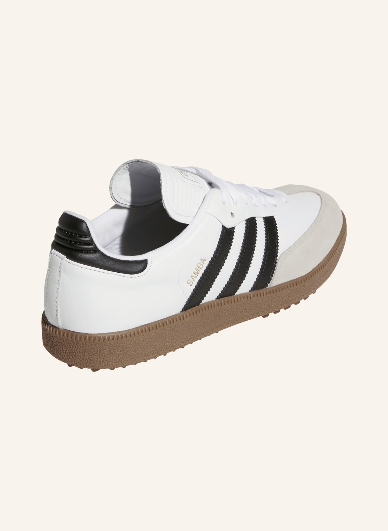 adidas Originals Buty golfowe SAMBA SPIKELESS GOLF: BIAŁY / SZARY / CZARNY