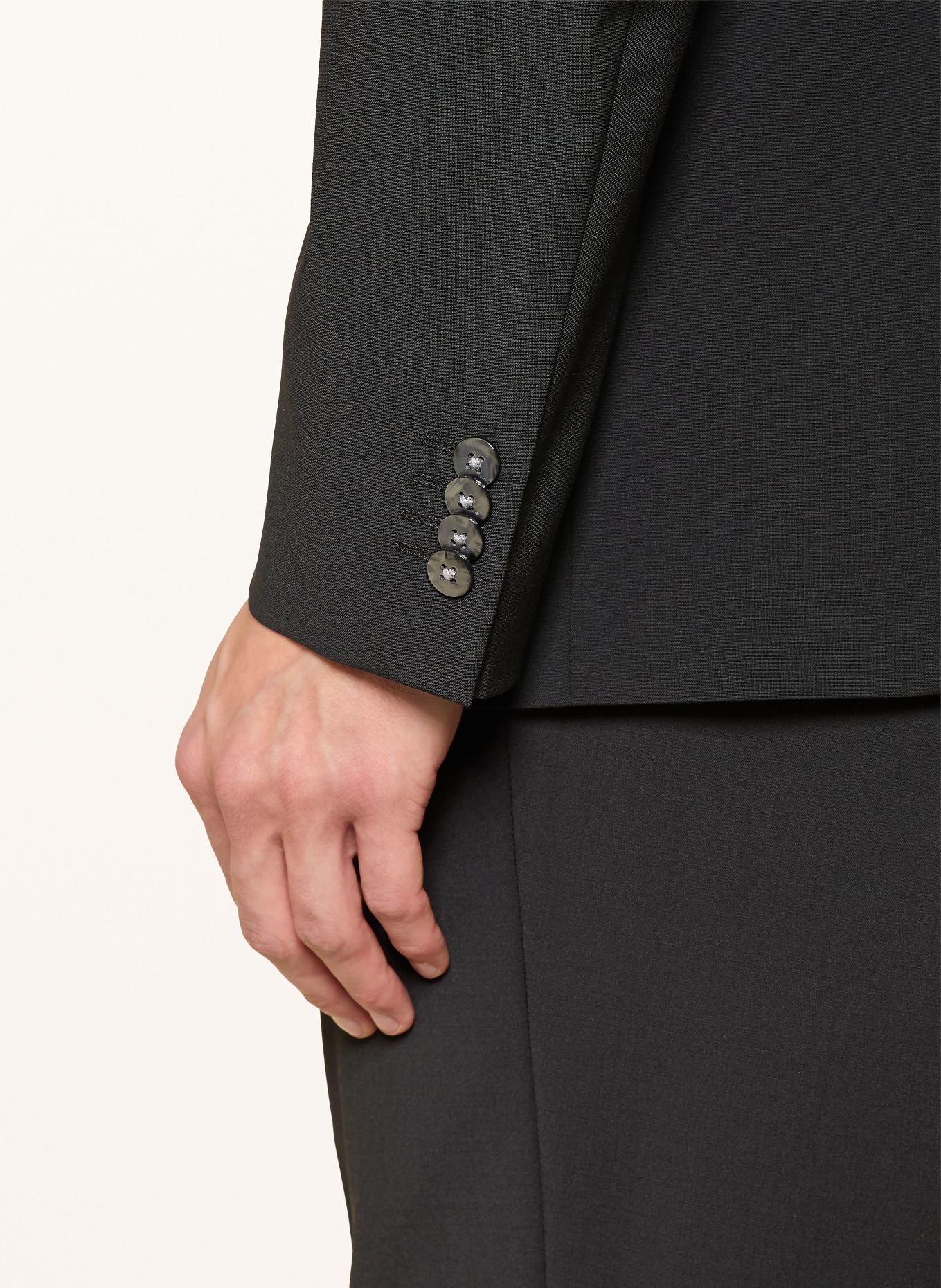 PAUL Slim fit suit jacket: 900 BLACK