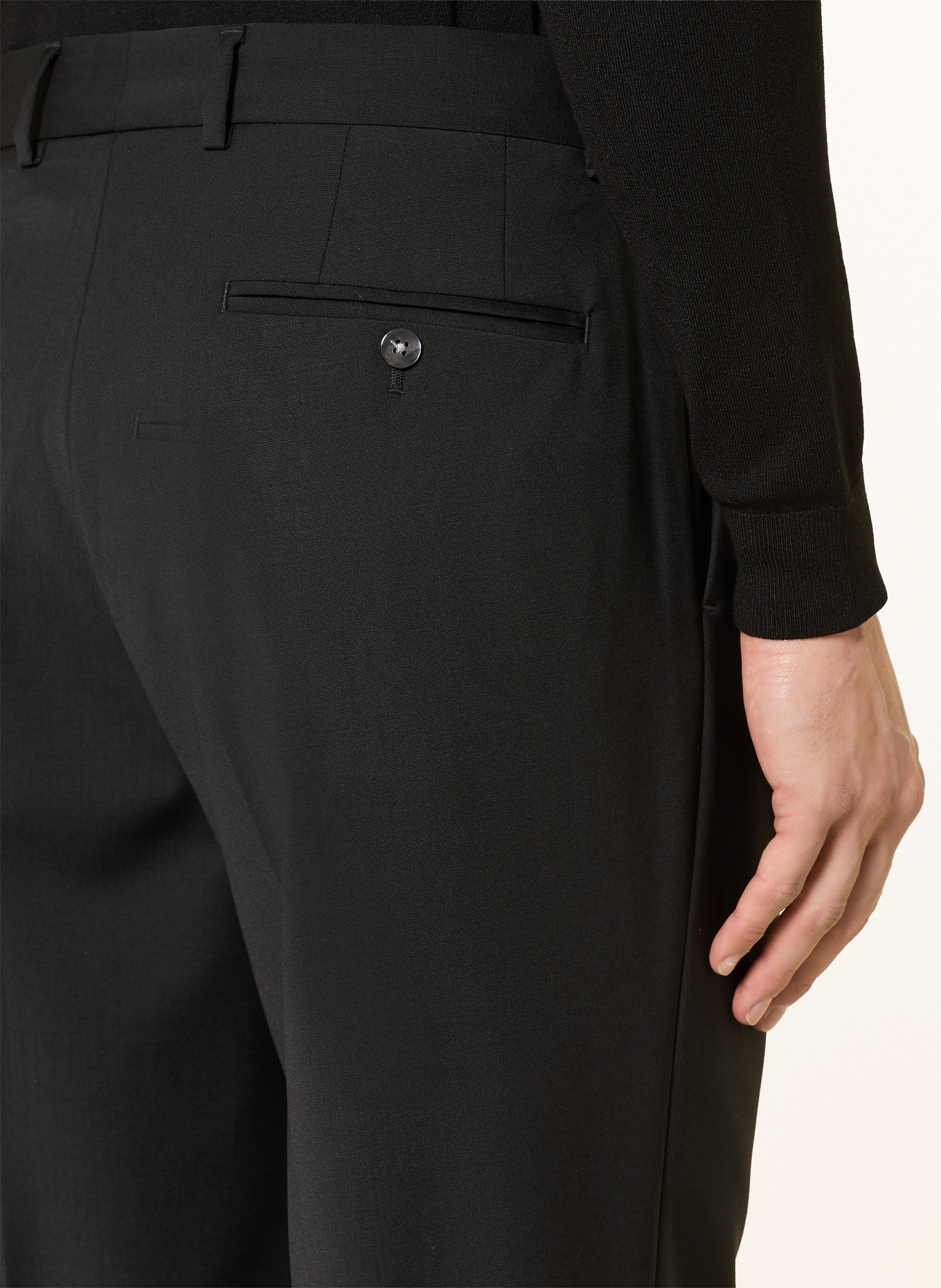 PAUL Regular fit suit pants: 900 BLACK