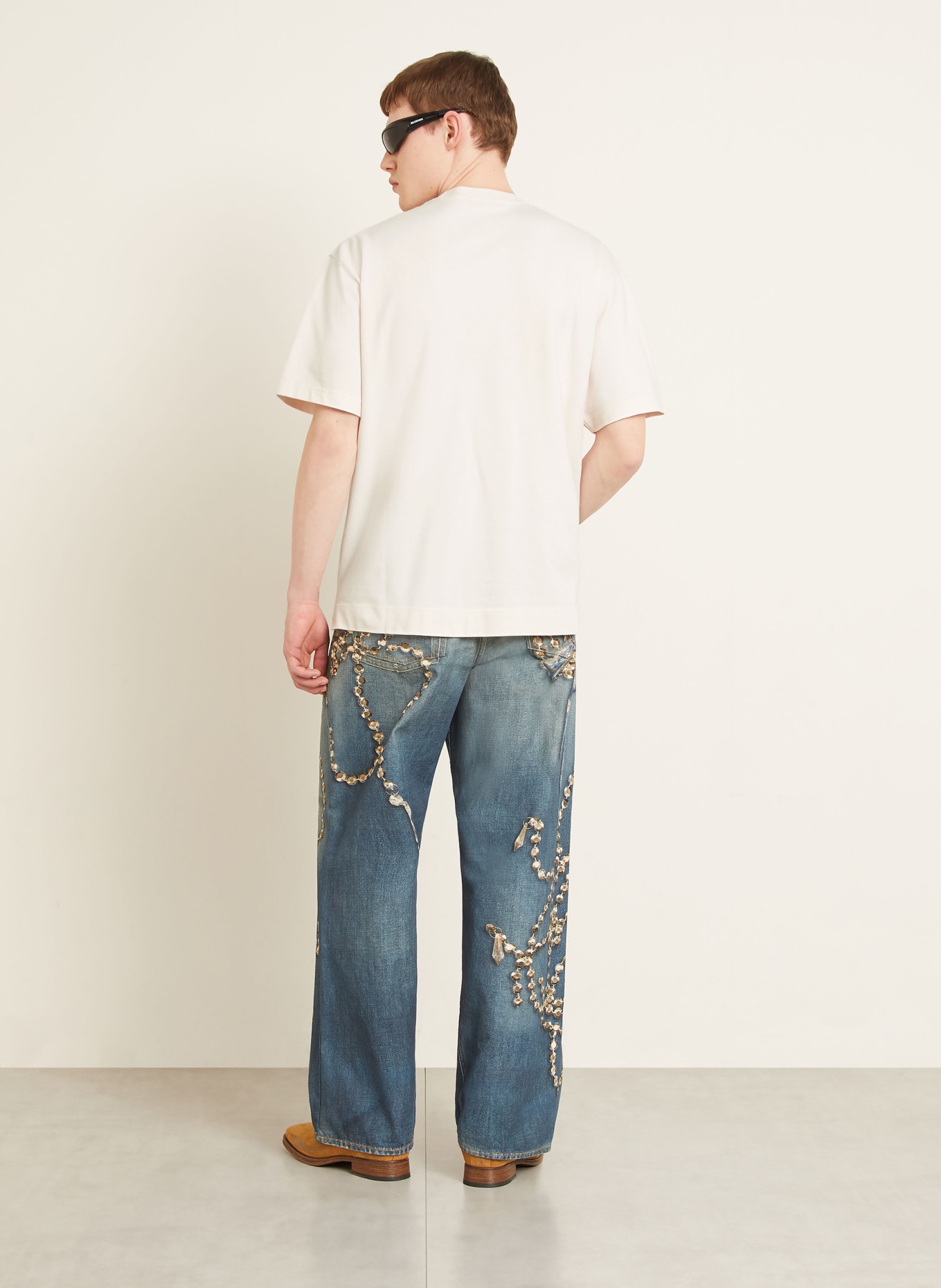 Acne Studios T-shirt: ROSE CLAIR / ZWART
