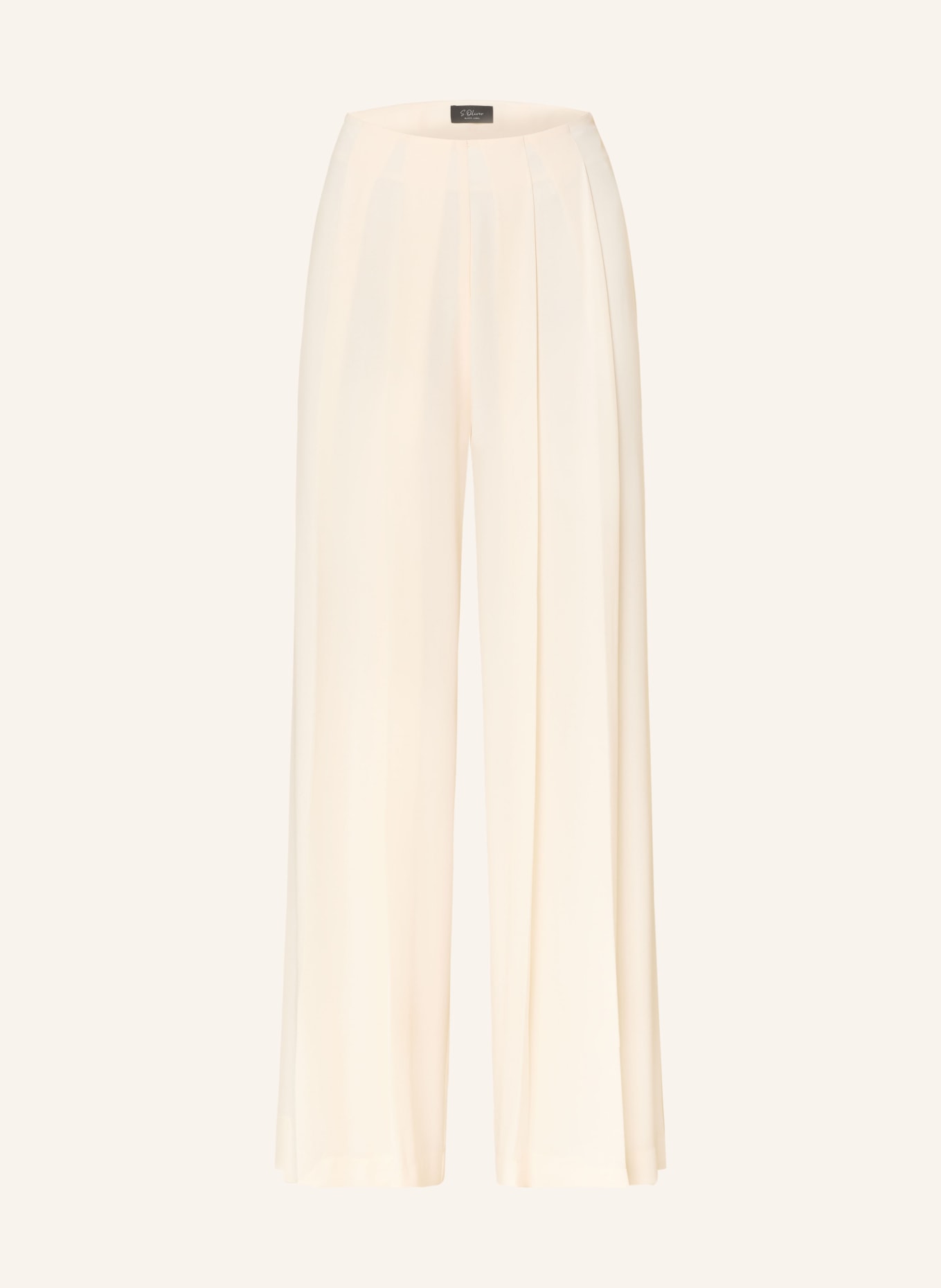s.Oliver BLACK LABEL Marlenehose: CREME
