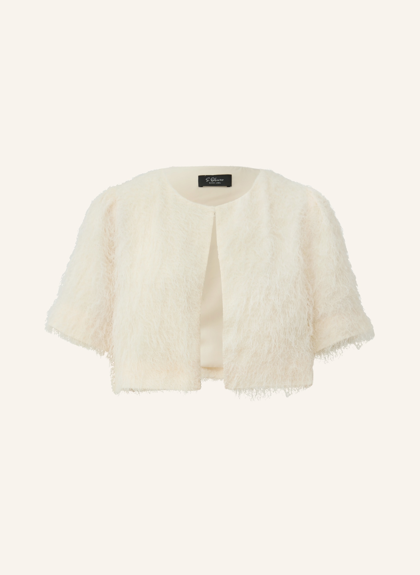 s.Oliver BLACK LABEL Boléro: CRÈME