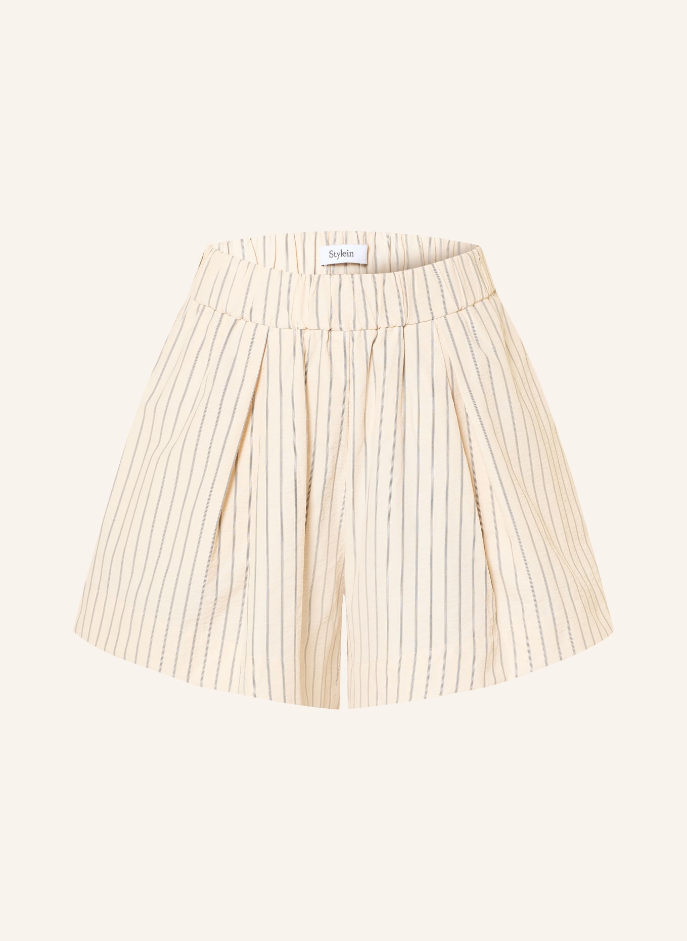Stylein Shorts JOJO: CRÈME / ZWART