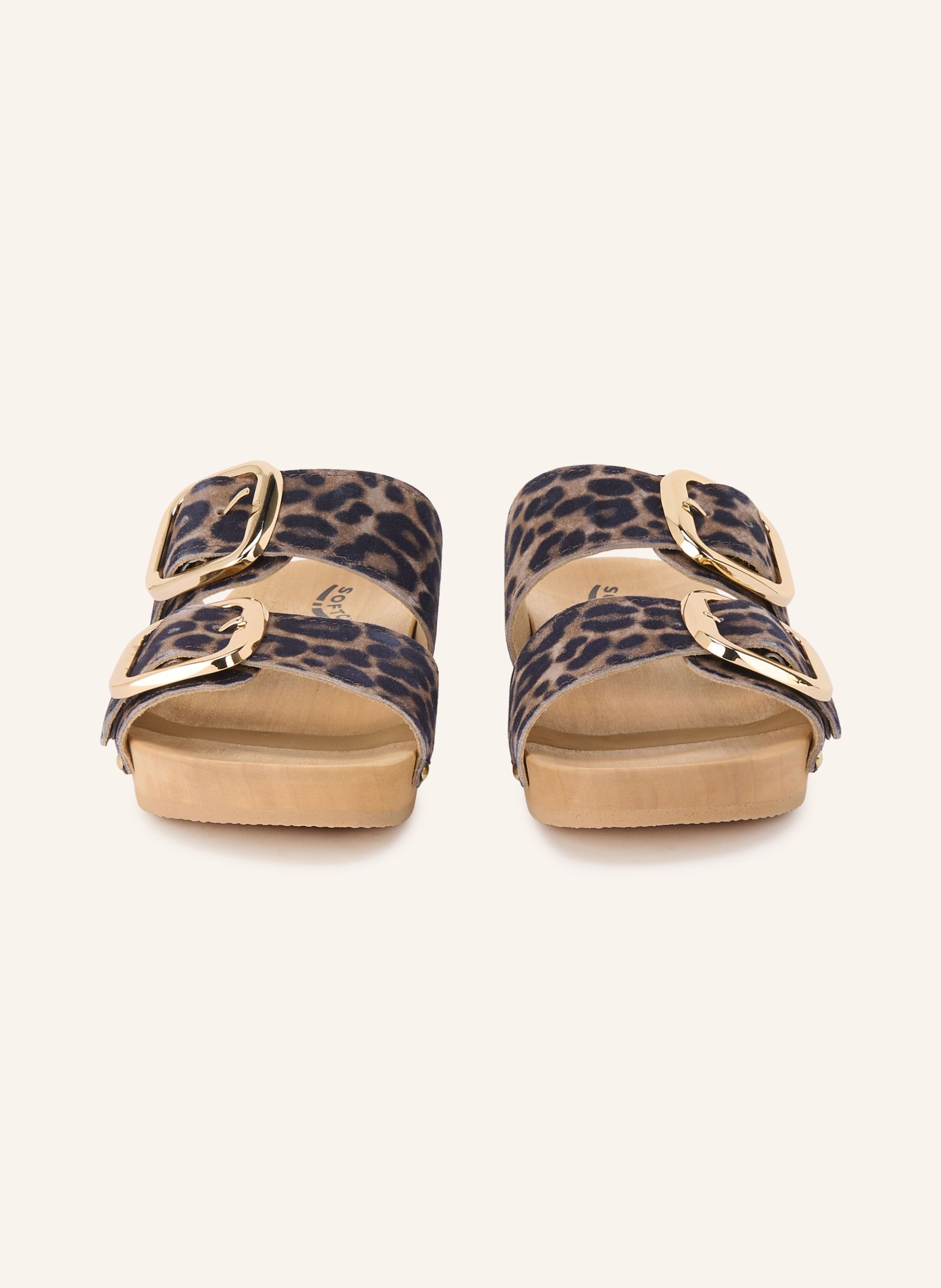 SOFTCLOX Mules LENA: BEIGE / OR / NOIR