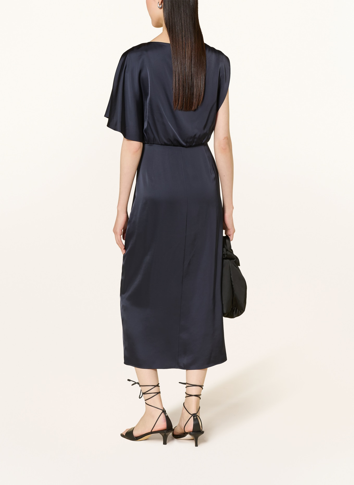 comma Satinkleid: BLAU