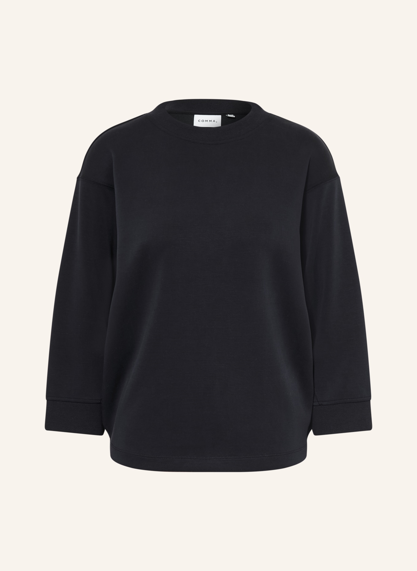 comma sweat-shirt: BLEU FONCÉ