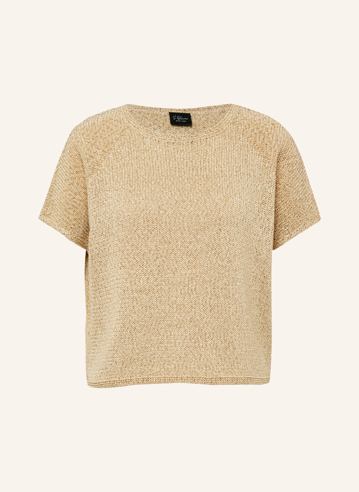 s.Oliver BLACK LABEL Strickshirt: CAMEL