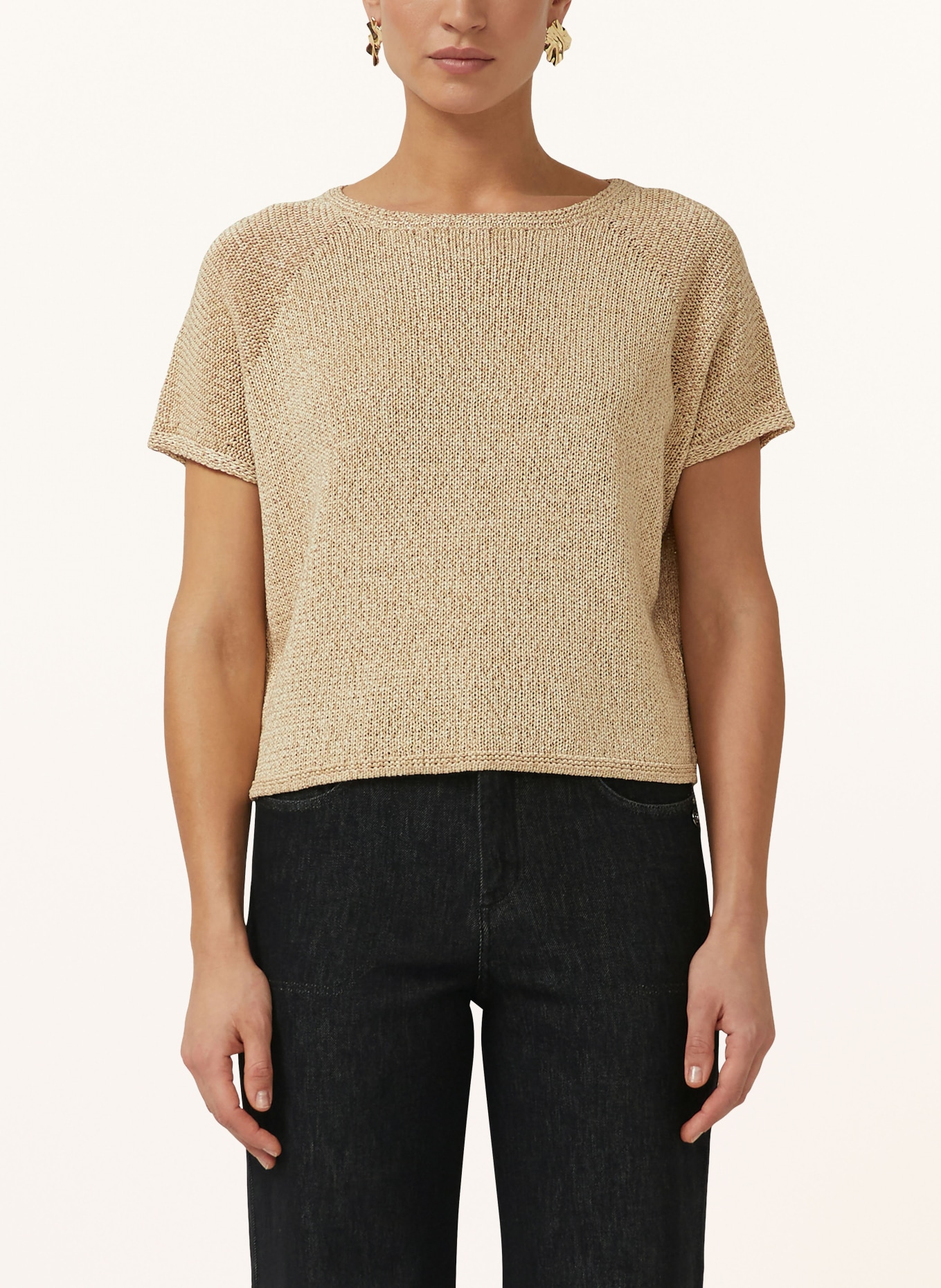 s.Oliver BLACK LABEL Strickshirt: CAMEL