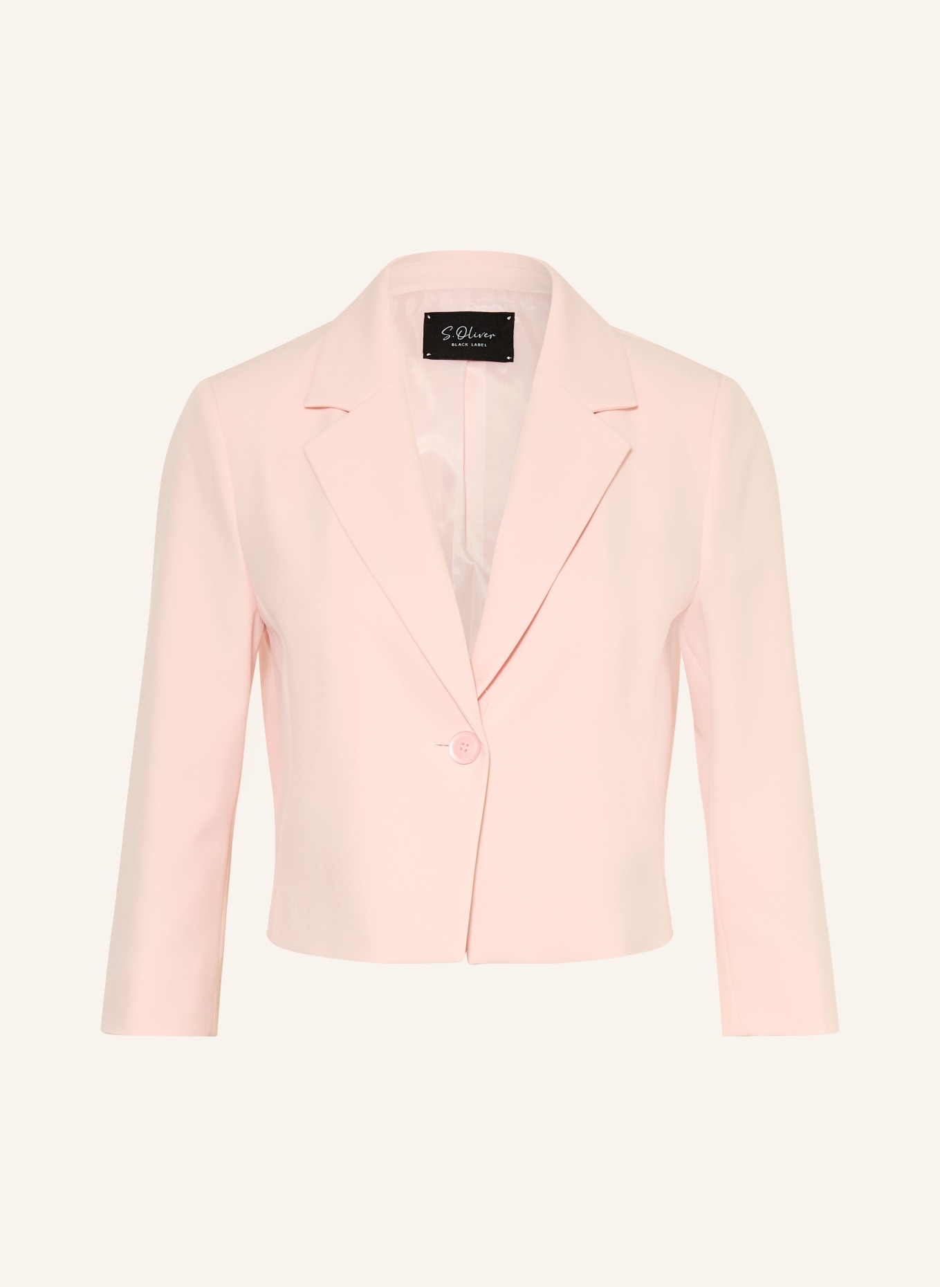 s.Oliver BLACK LABEL Blazer mit 3/4-Arm: HELLROSA