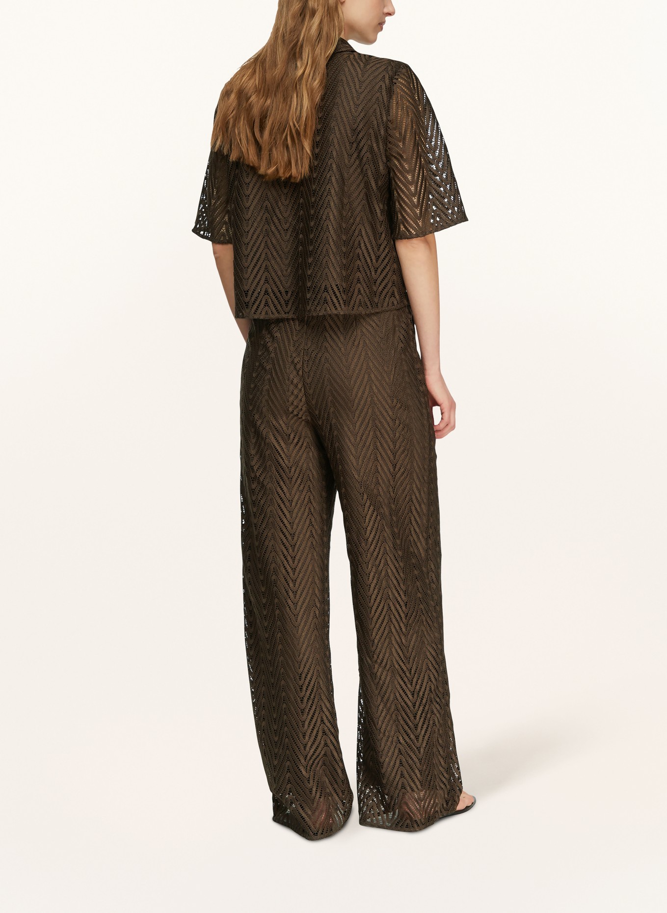 comma Hose aus Spitze: BRAUN