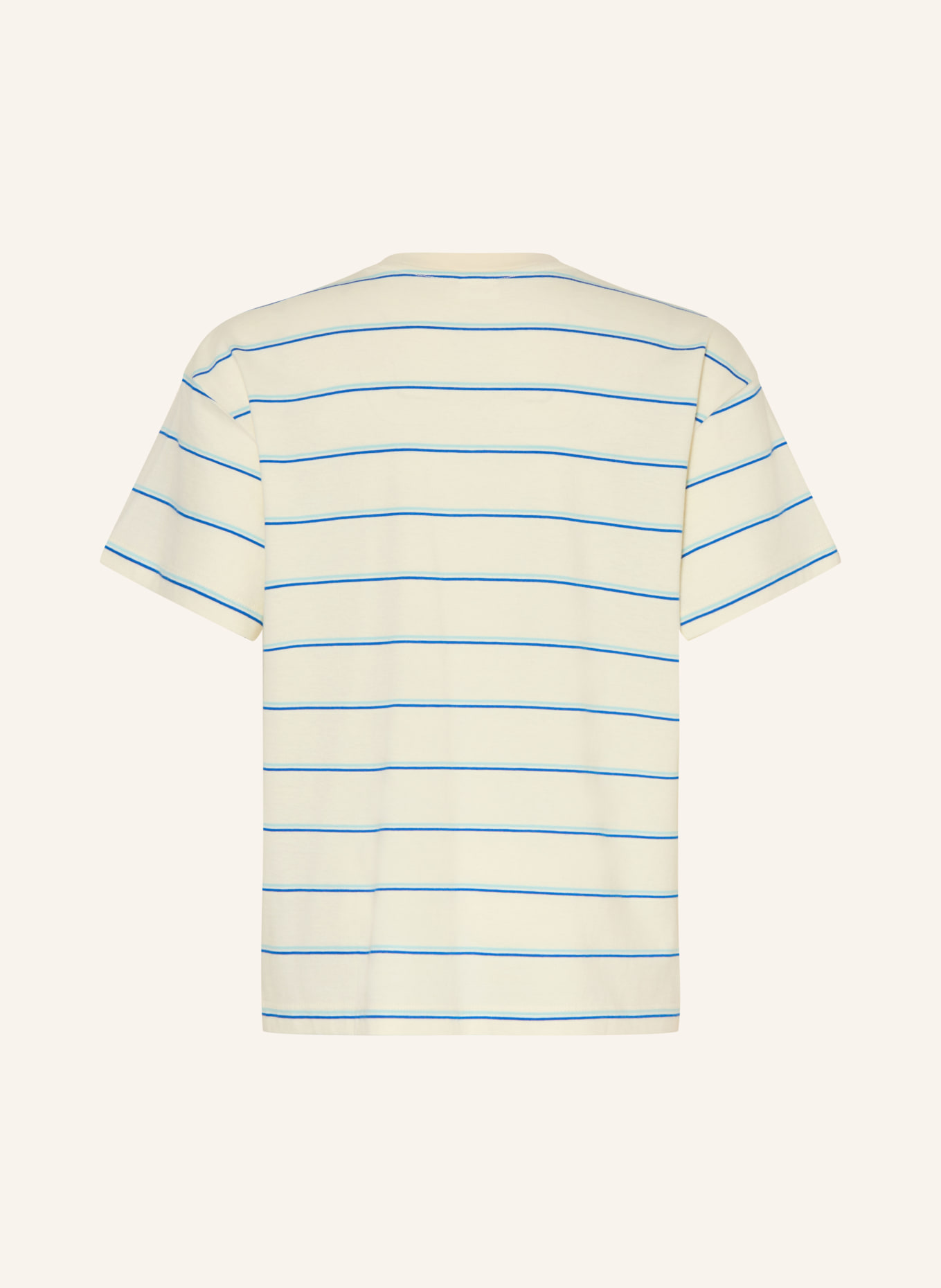 s.Oliver RED T-Shirt: CREME / TÜRKIS / BLAU