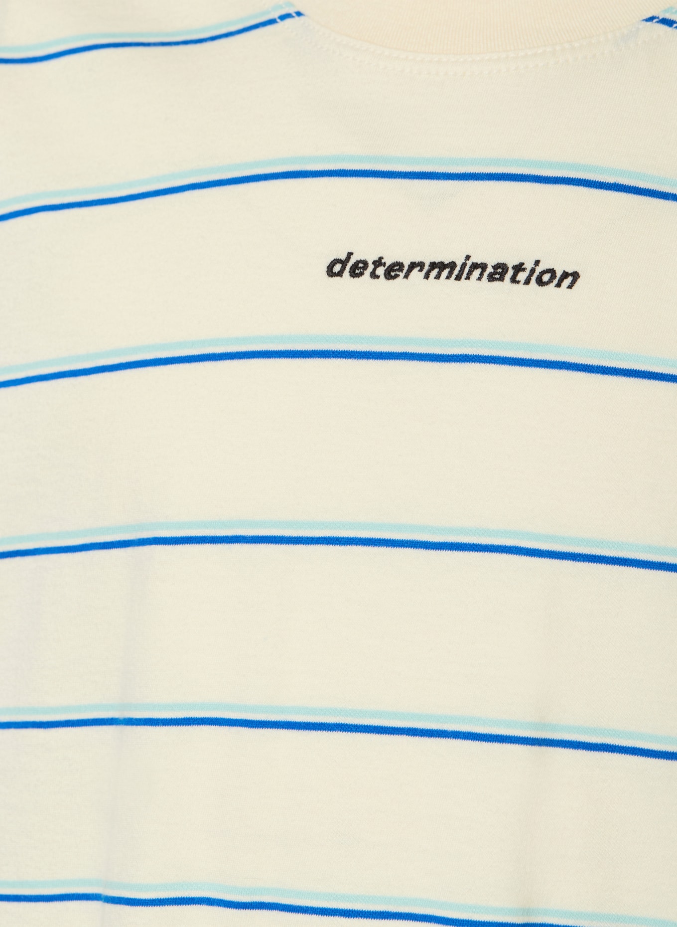 s.Oliver RED T-Shirt: CREME / TÜRKIS / BLAU