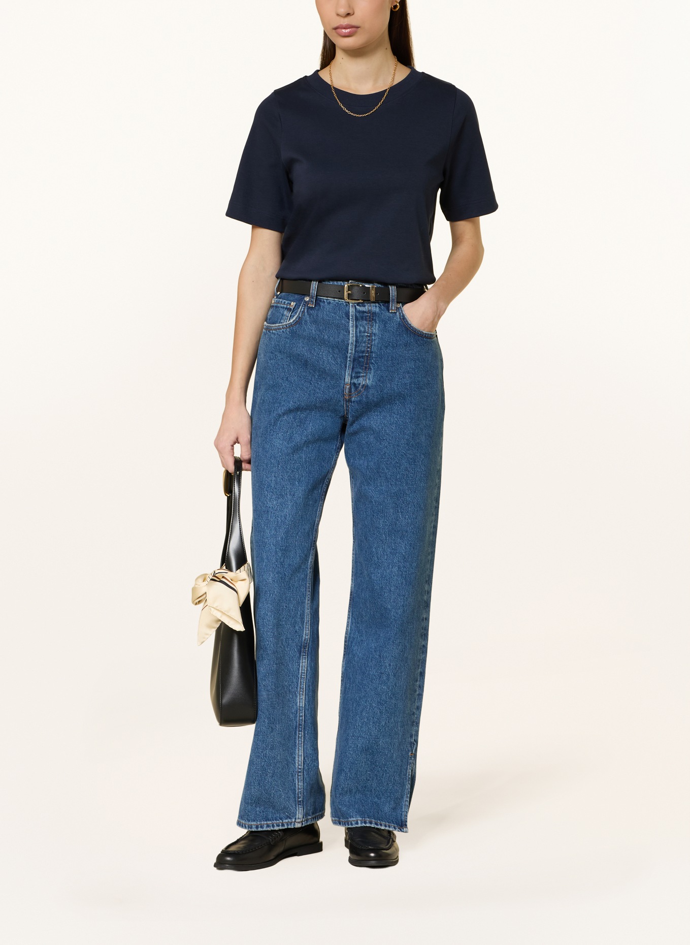 lilienfels T-shirt: DONKERBLAUW