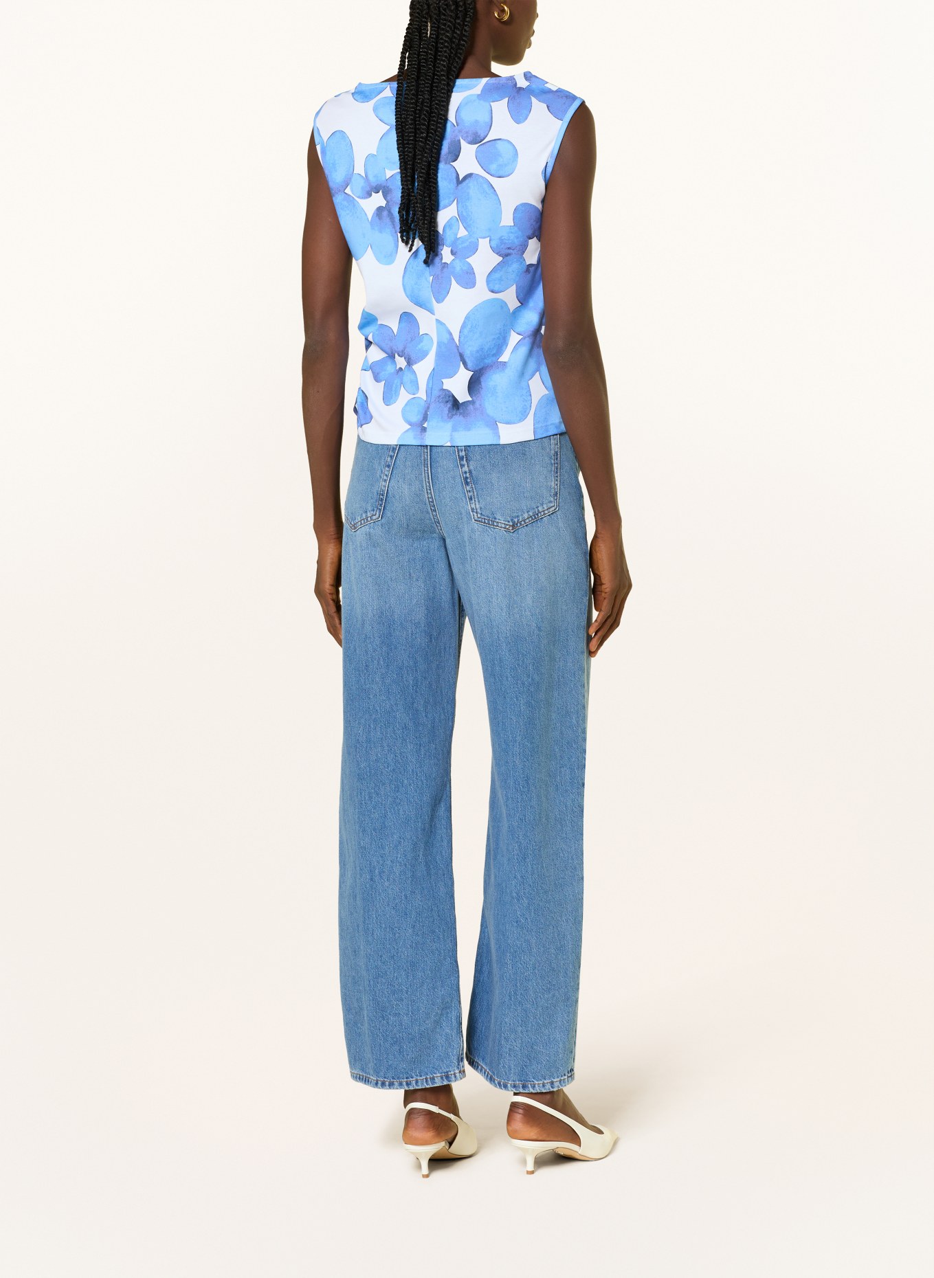 lilienfels Top: BLAU / WEISS