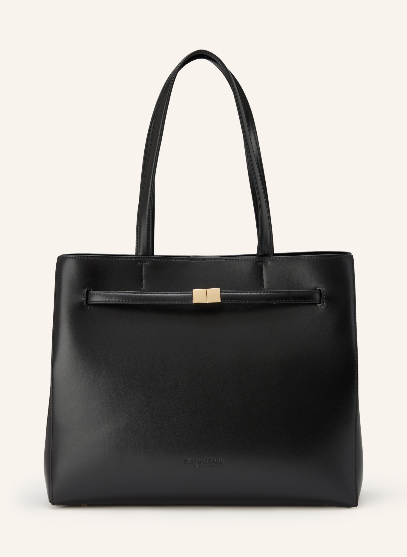 Marc O'Polo Sac cabas TAINA MEDIUM: NOIR / OR