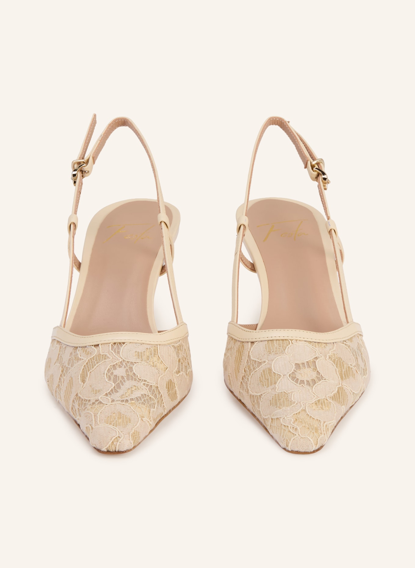 FESTA Slingpumps PALMY PIZZO: CREME