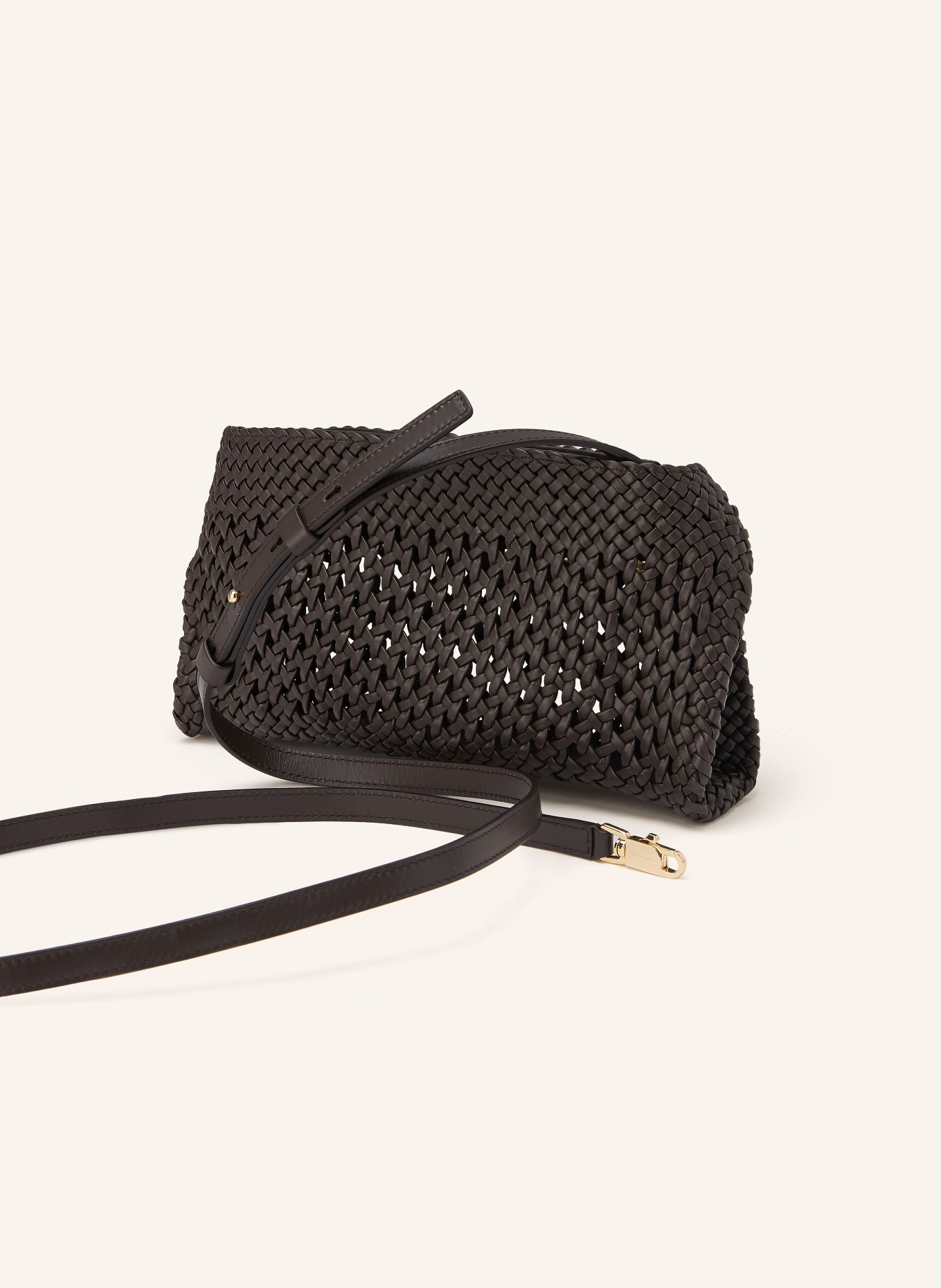 FERRAGAMO HUG shoulder bag: DARK BROWN