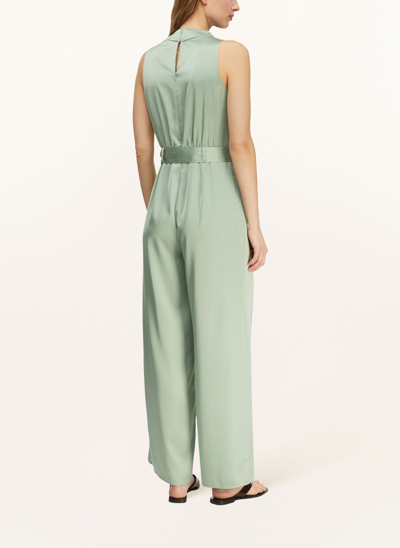 comma Kombinezon z satyny: JASNOZIELONY