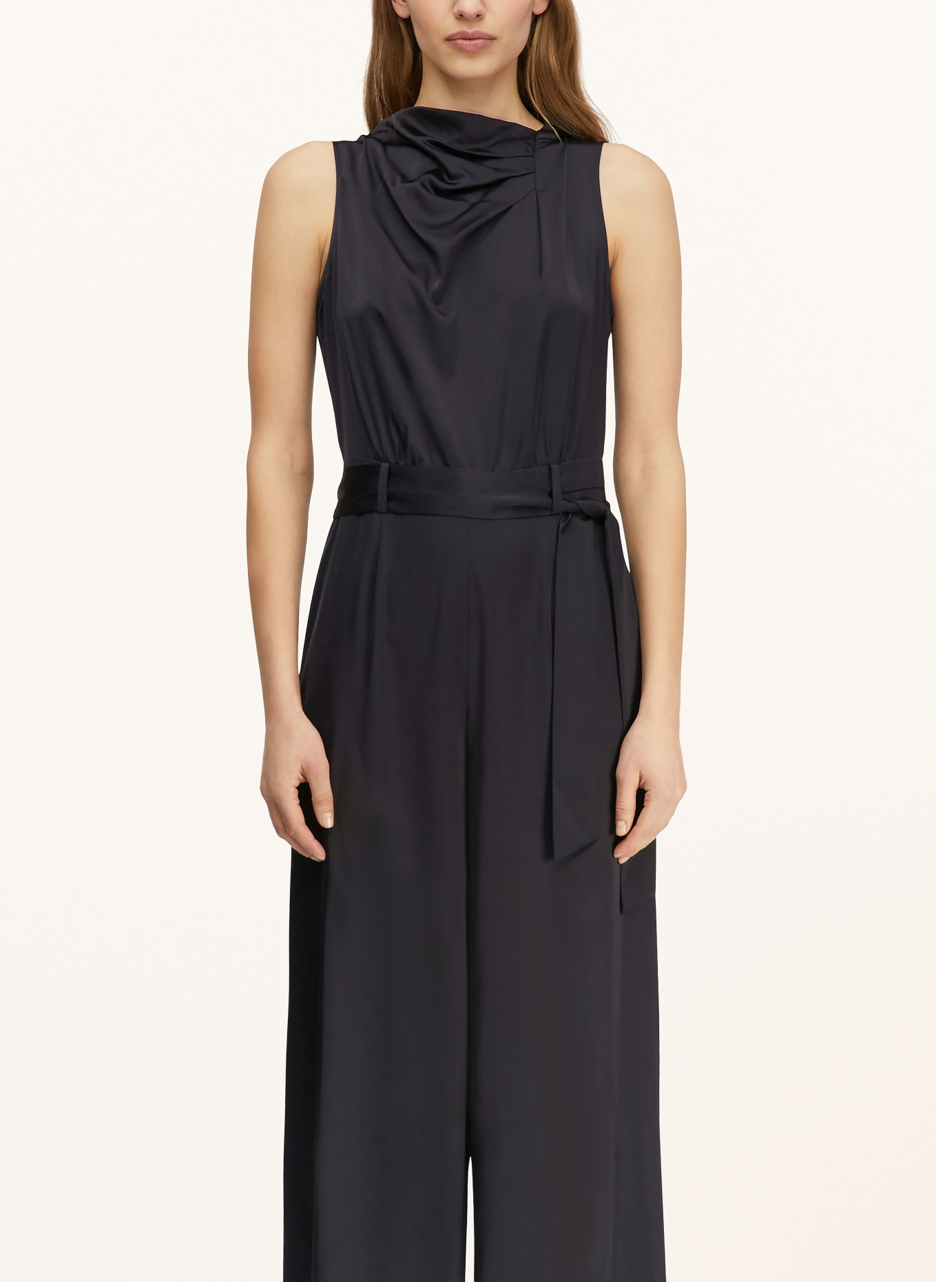 comma Kombinezon z satyny: GRANATOWY