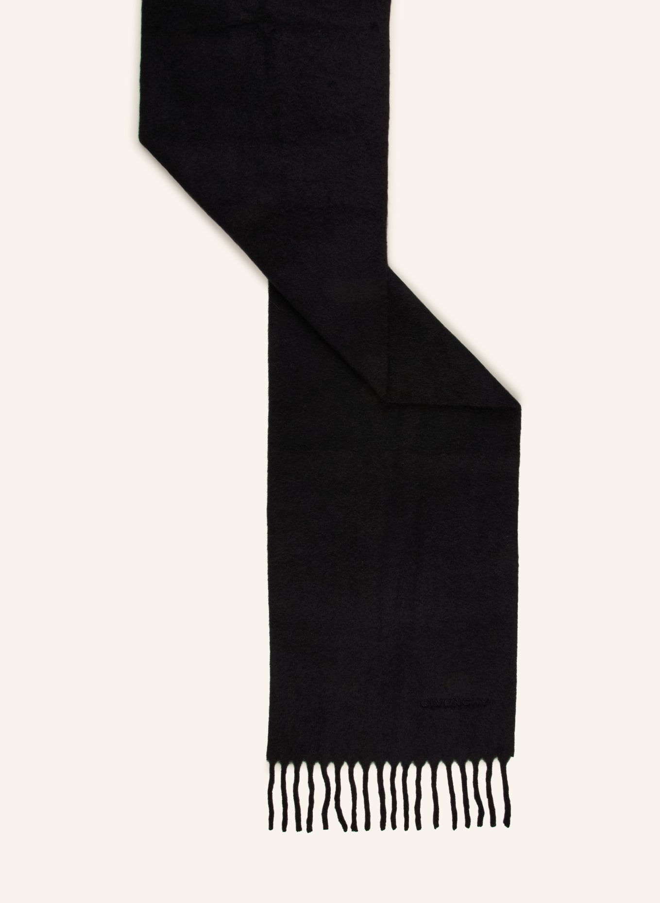 GIVENCHY Sjaal van alpaca: ZWART