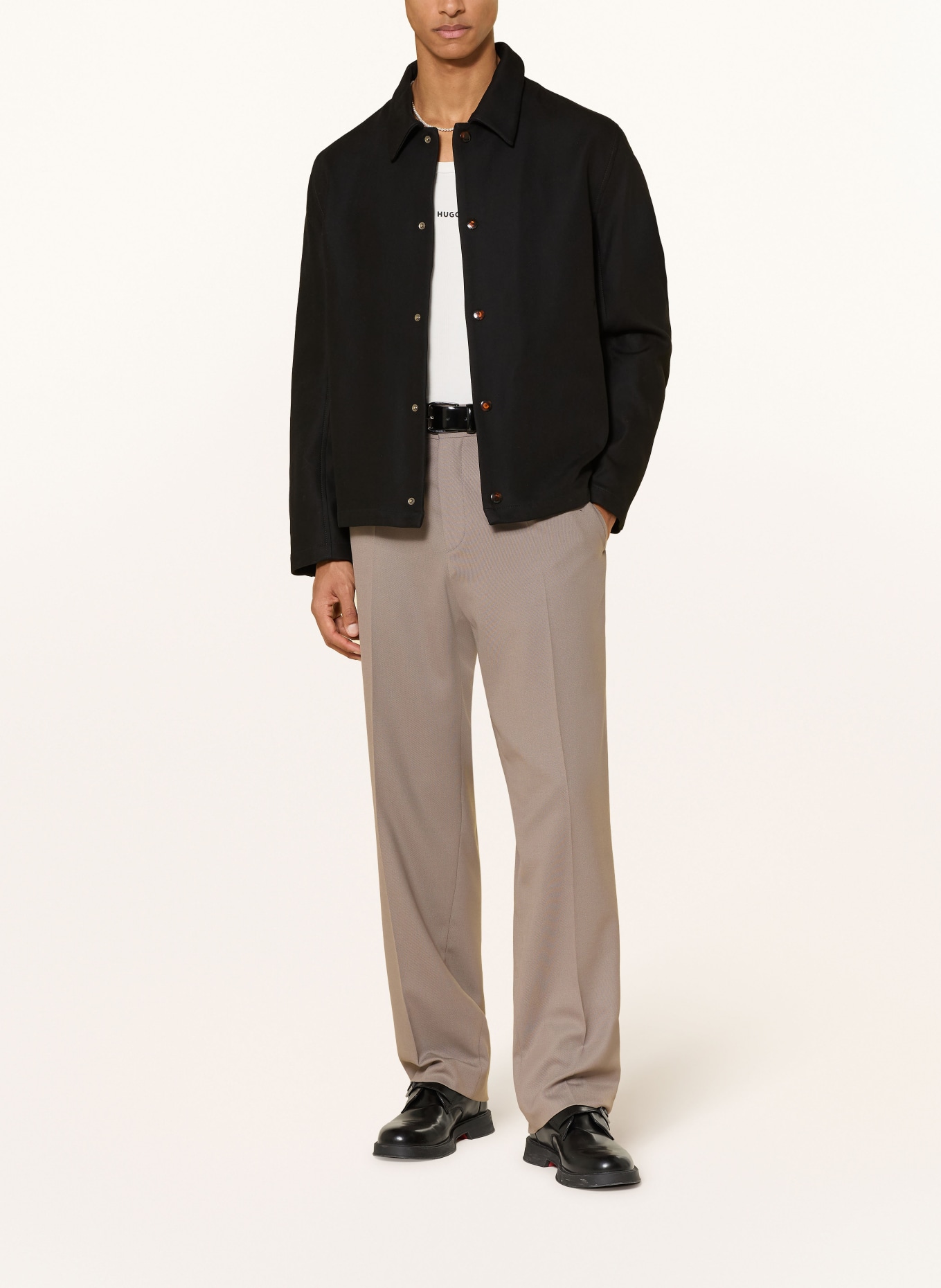 HUGO Bluza BLIX: CZARNY