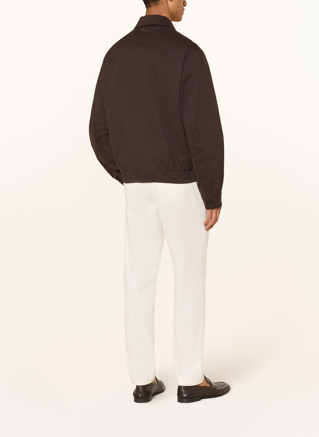 BOSS Veste CARINHO: MARRON FONCÉ