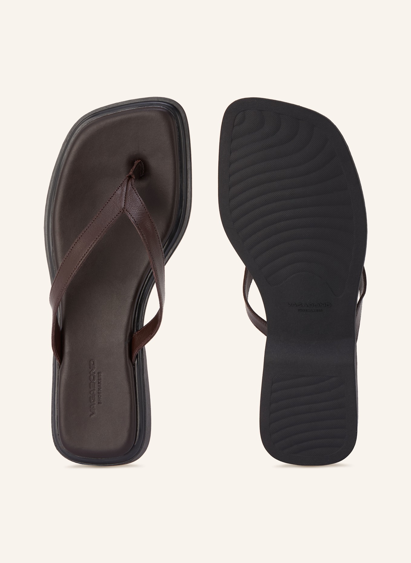 VAGABOND SHOEMAKERS Zehentrenner IZZY: DUNKELBRAUN