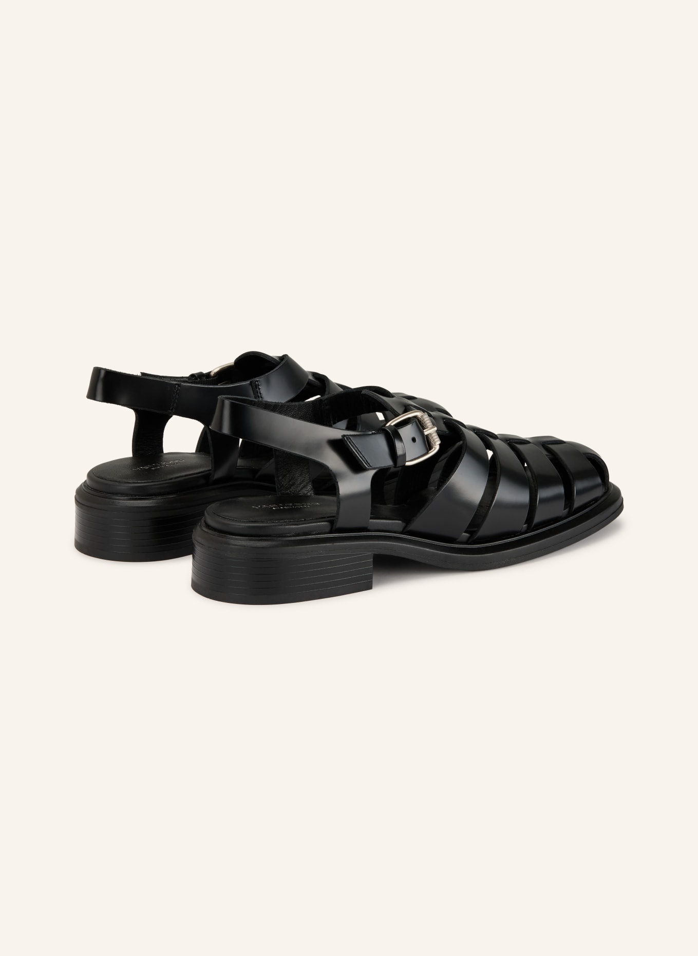 VAGABOND SHOEMAKERS Sandales ELLIS: NOIR / ARGENT