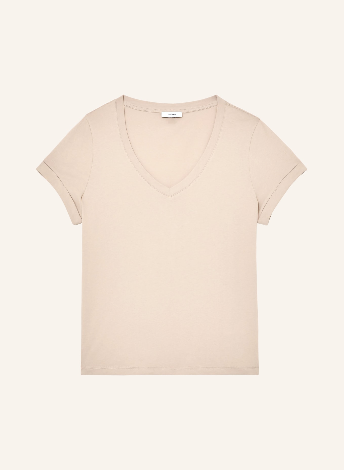 REISS LUNA T-shirt: CAMEL