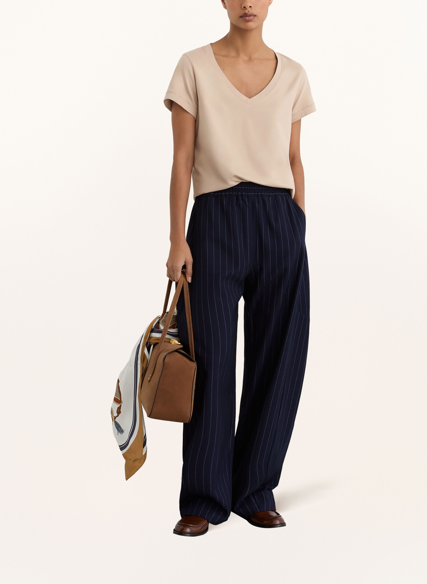 REISS LUNA T-shirt: CAMEL