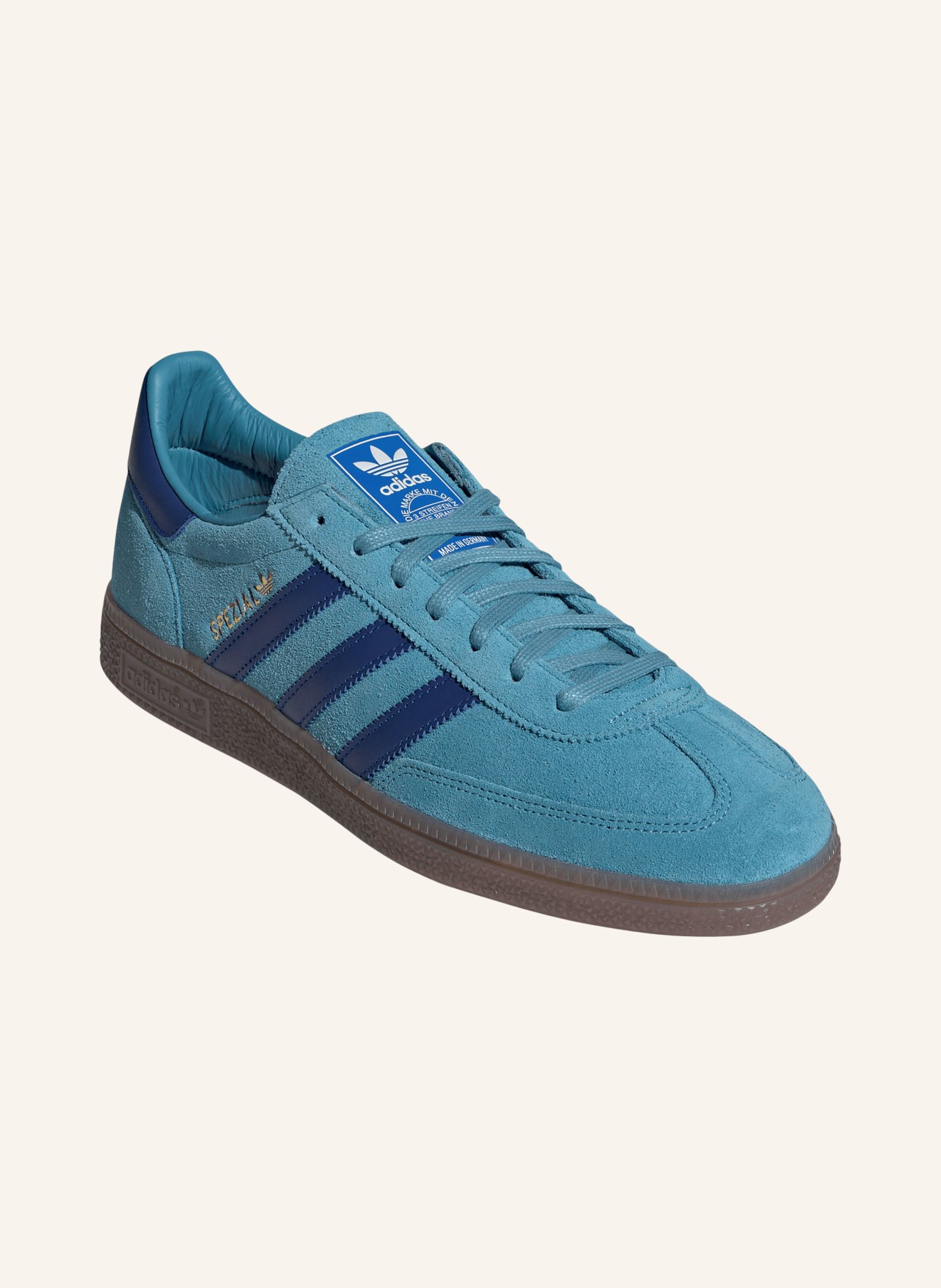 adidas Originals Buty sportowe HANDBALL SPEZIAL MIG: JASKRAWY NIEBIESKI / ZŁOTY / GRANATOWY