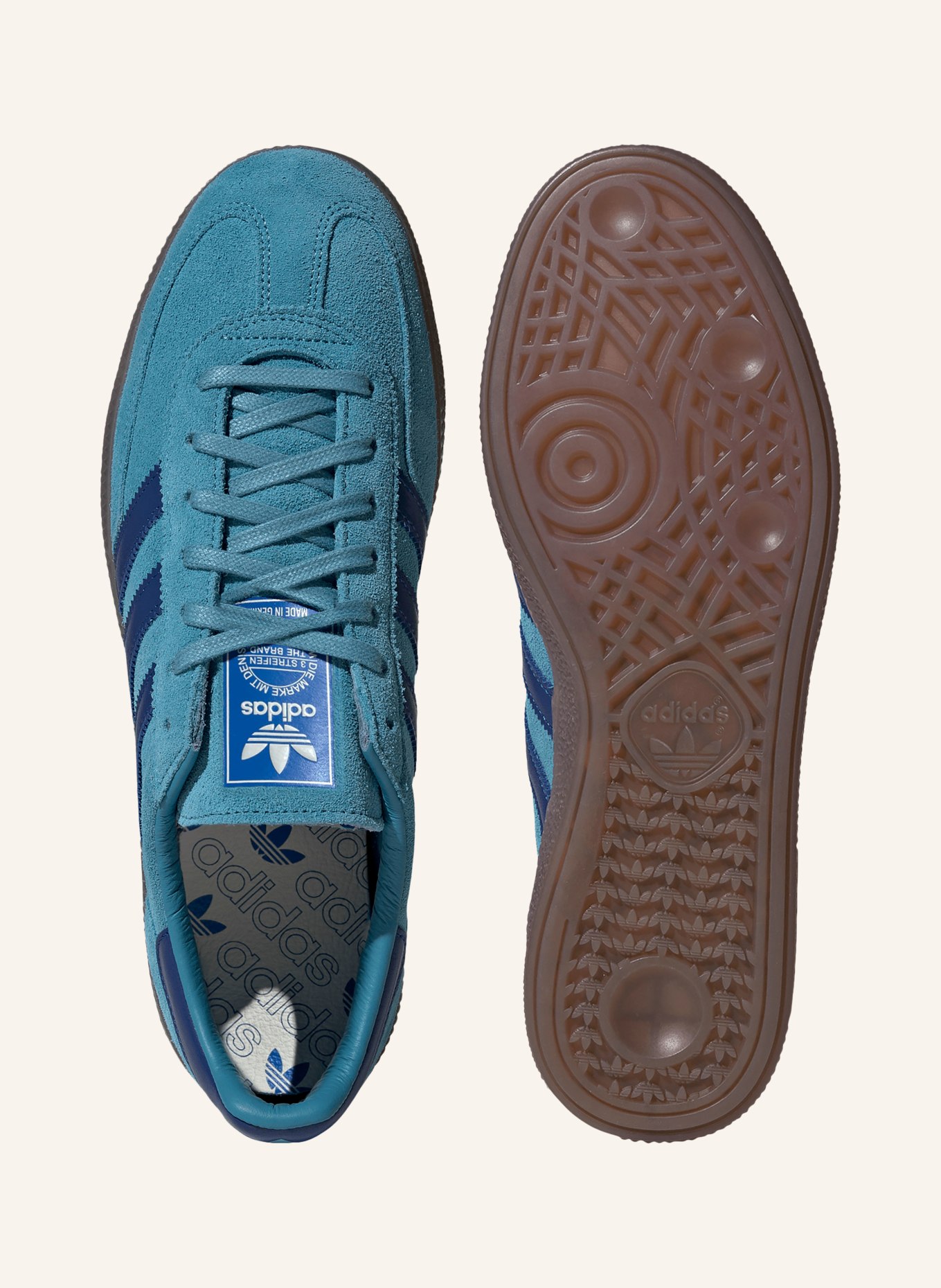 adidas Originals Buty sportowe HANDBALL SPEZIAL MIG: JASKRAWY NIEBIESKI / ZŁOTY / GRANATOWY
