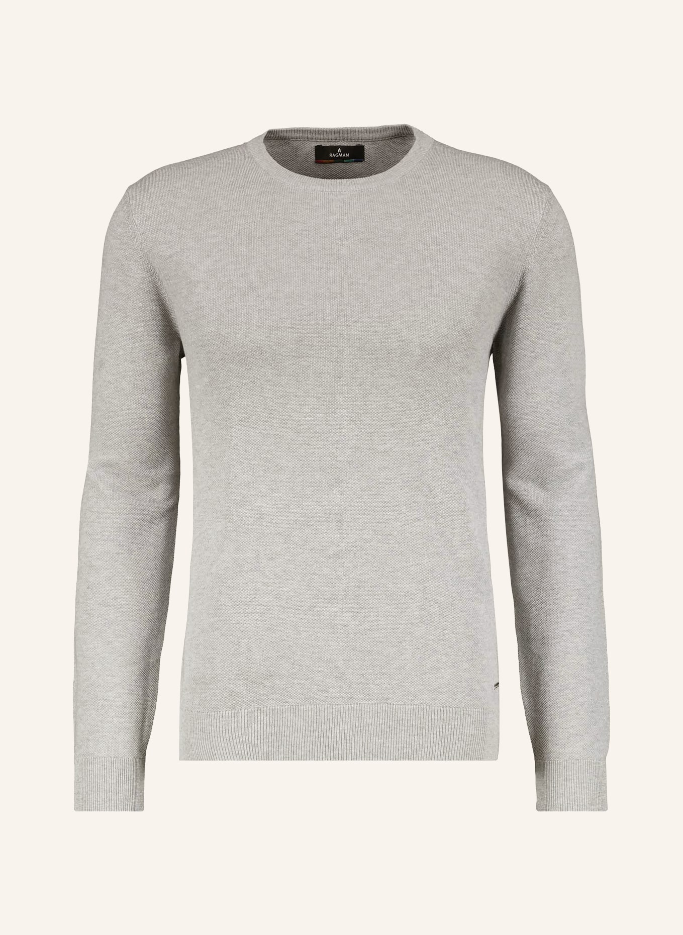 RAGMAN Pullover: GRAU