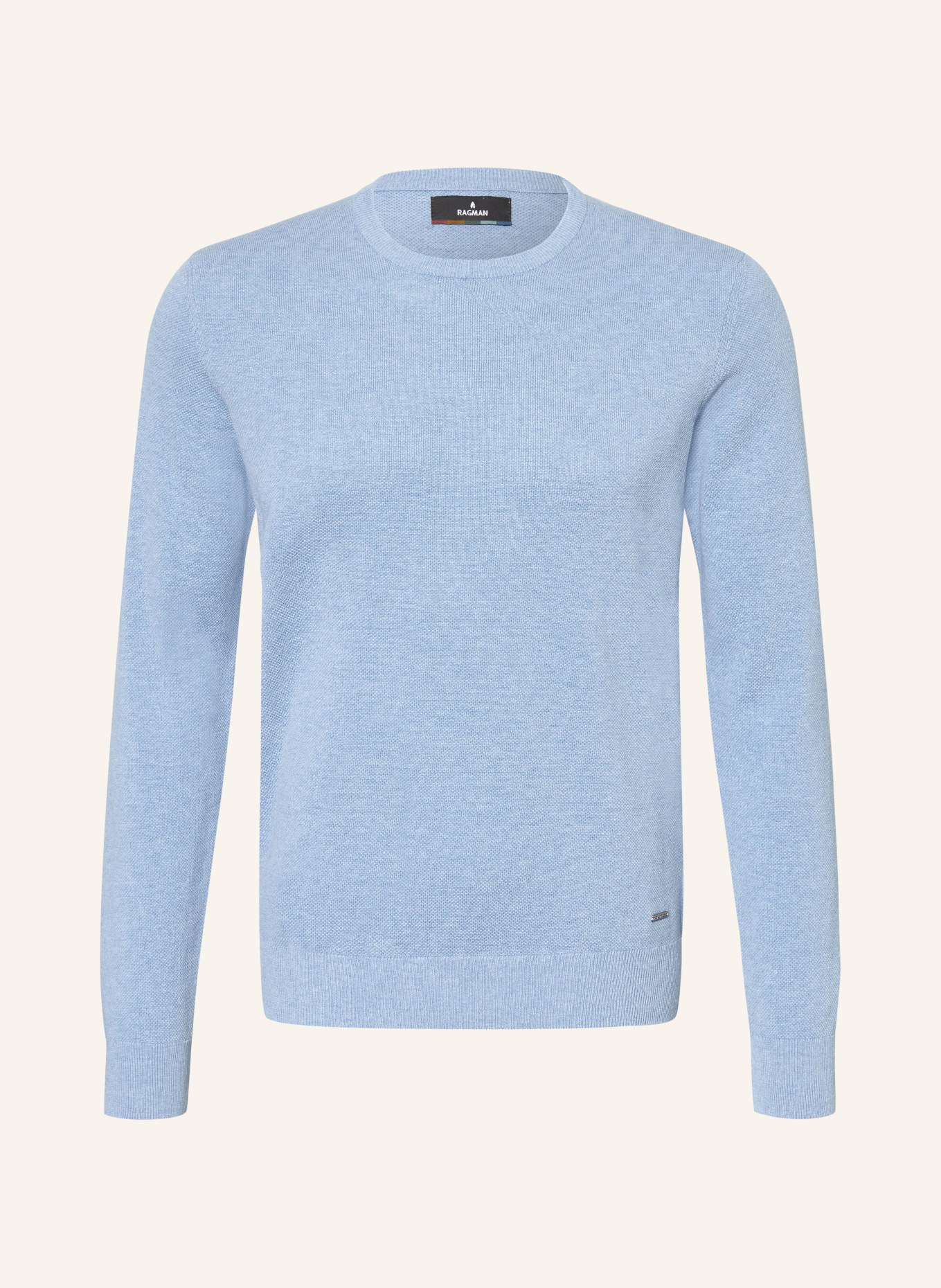 RAGMAN Trui: LICHTBLAUW