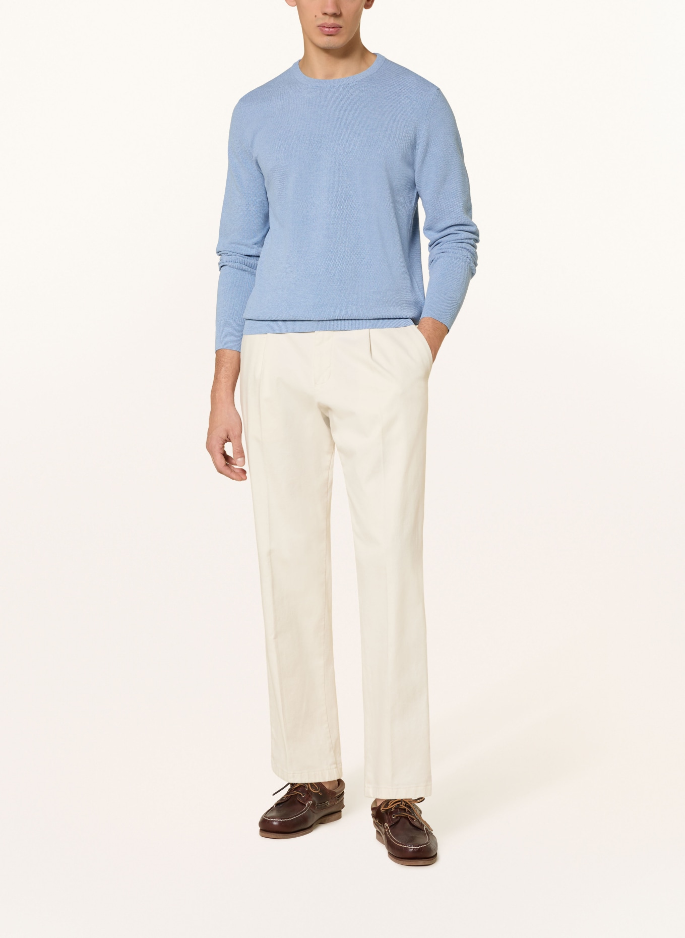 RAGMAN Trui: LICHTBLAUW