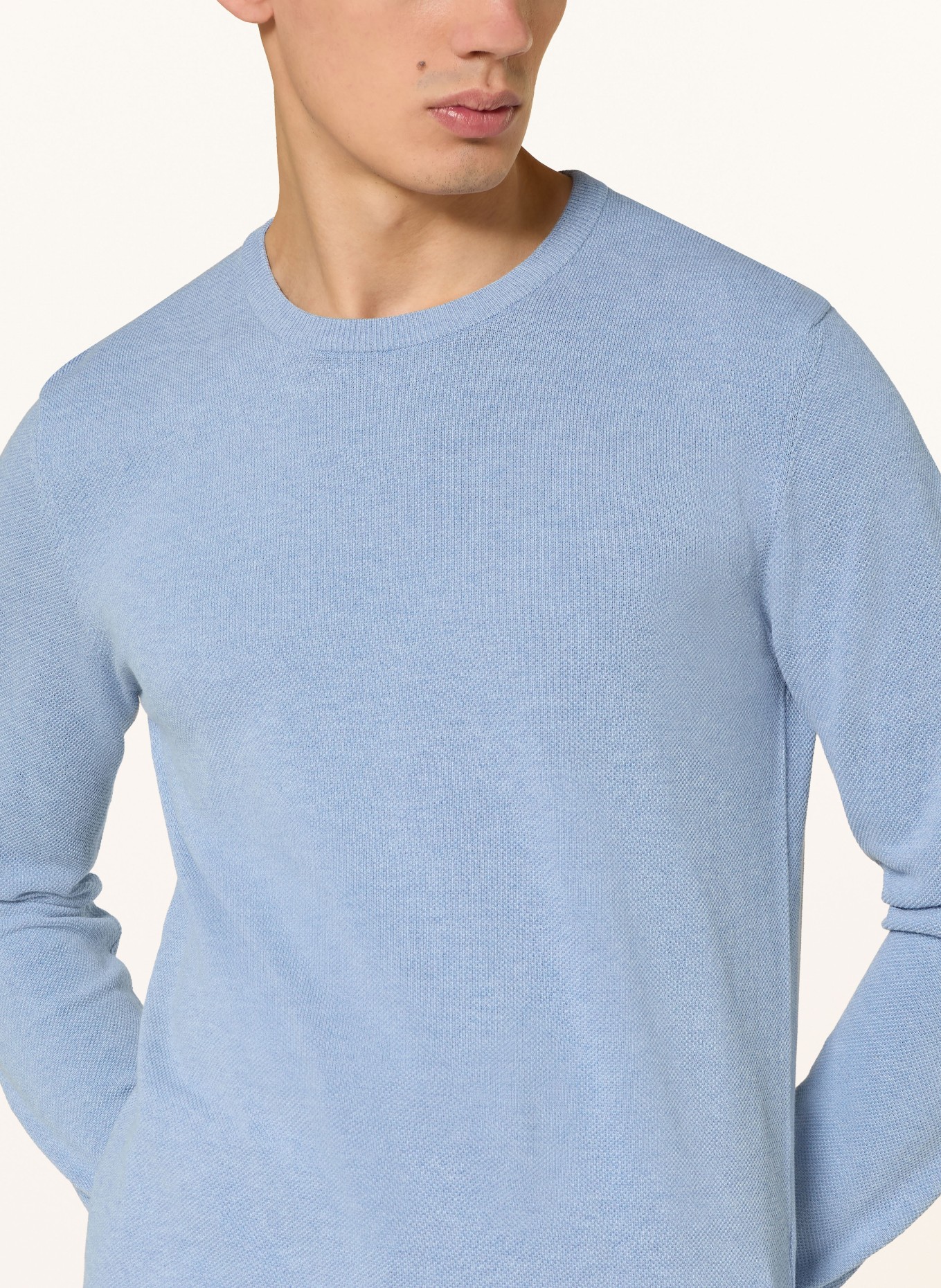 RAGMAN Trui: LICHTBLAUW