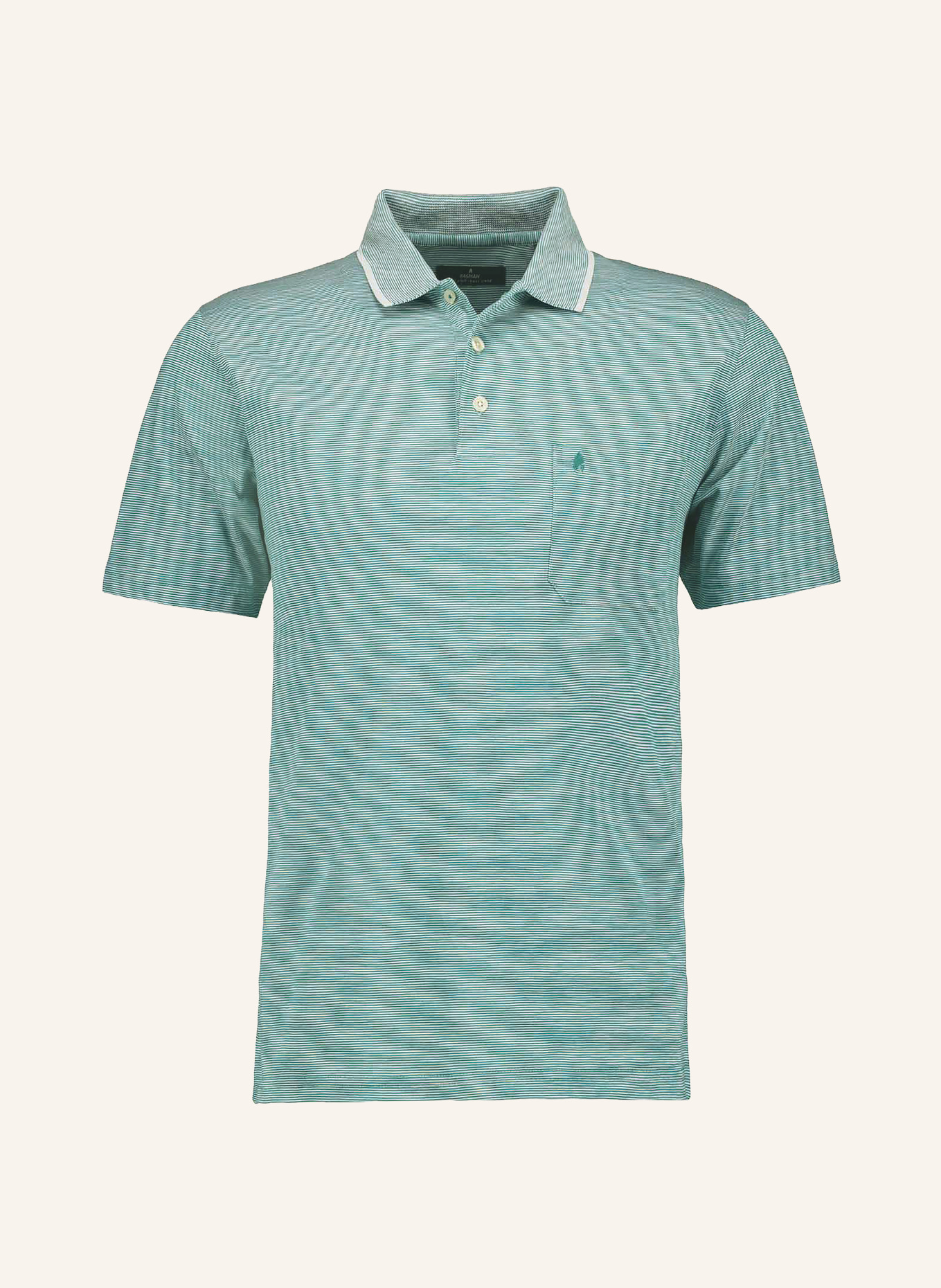 RAGMAN Jersey-Poloshirt: TÜRKIS