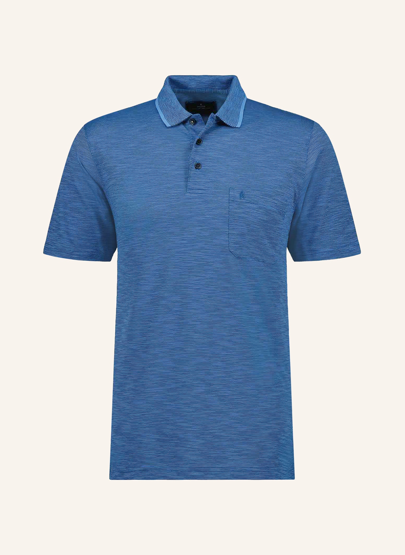 RAGMAN Jersey-Poloshirt: BLAU