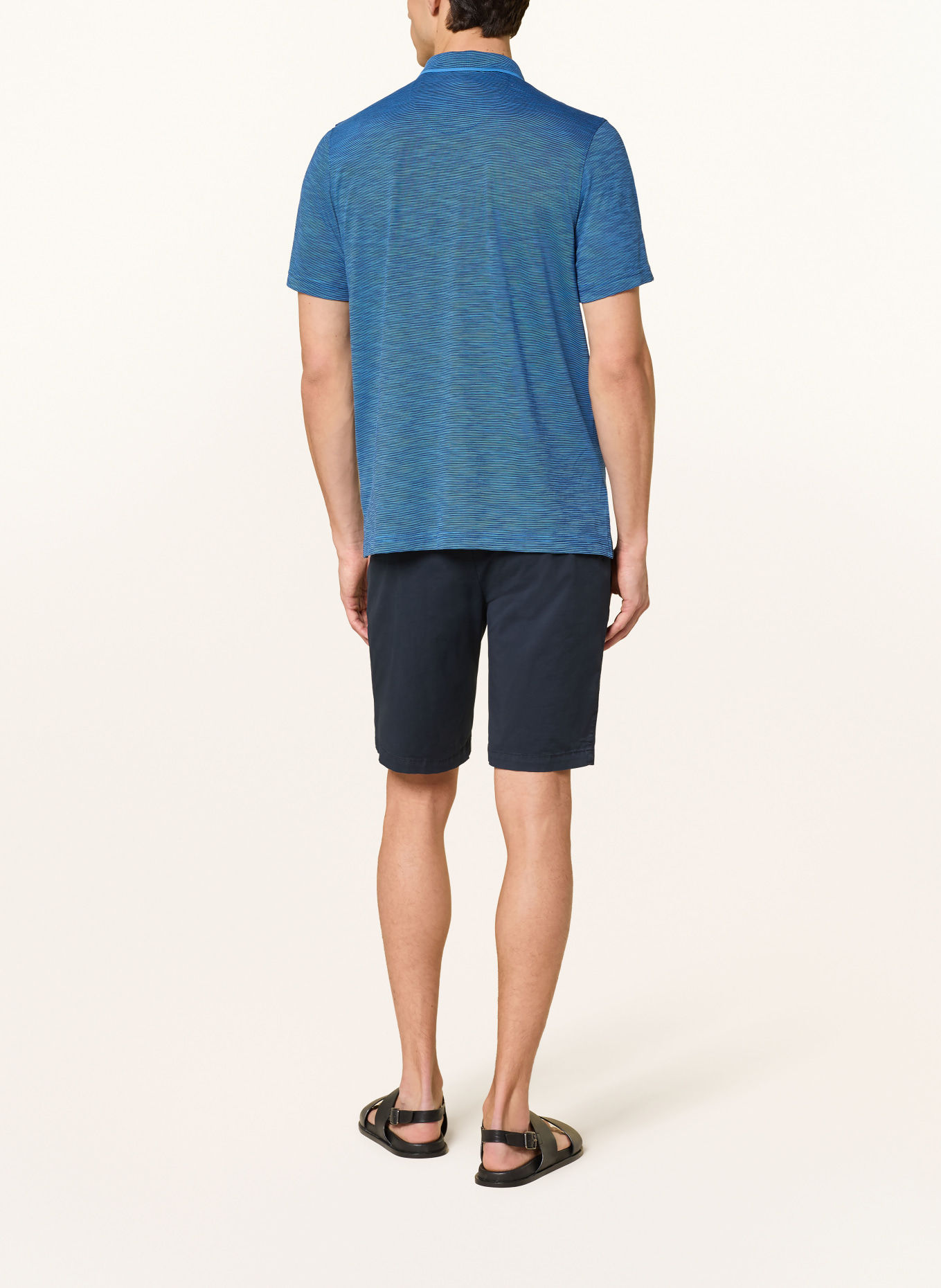 RAGMAN Jersey-Poloshirt: BLAU