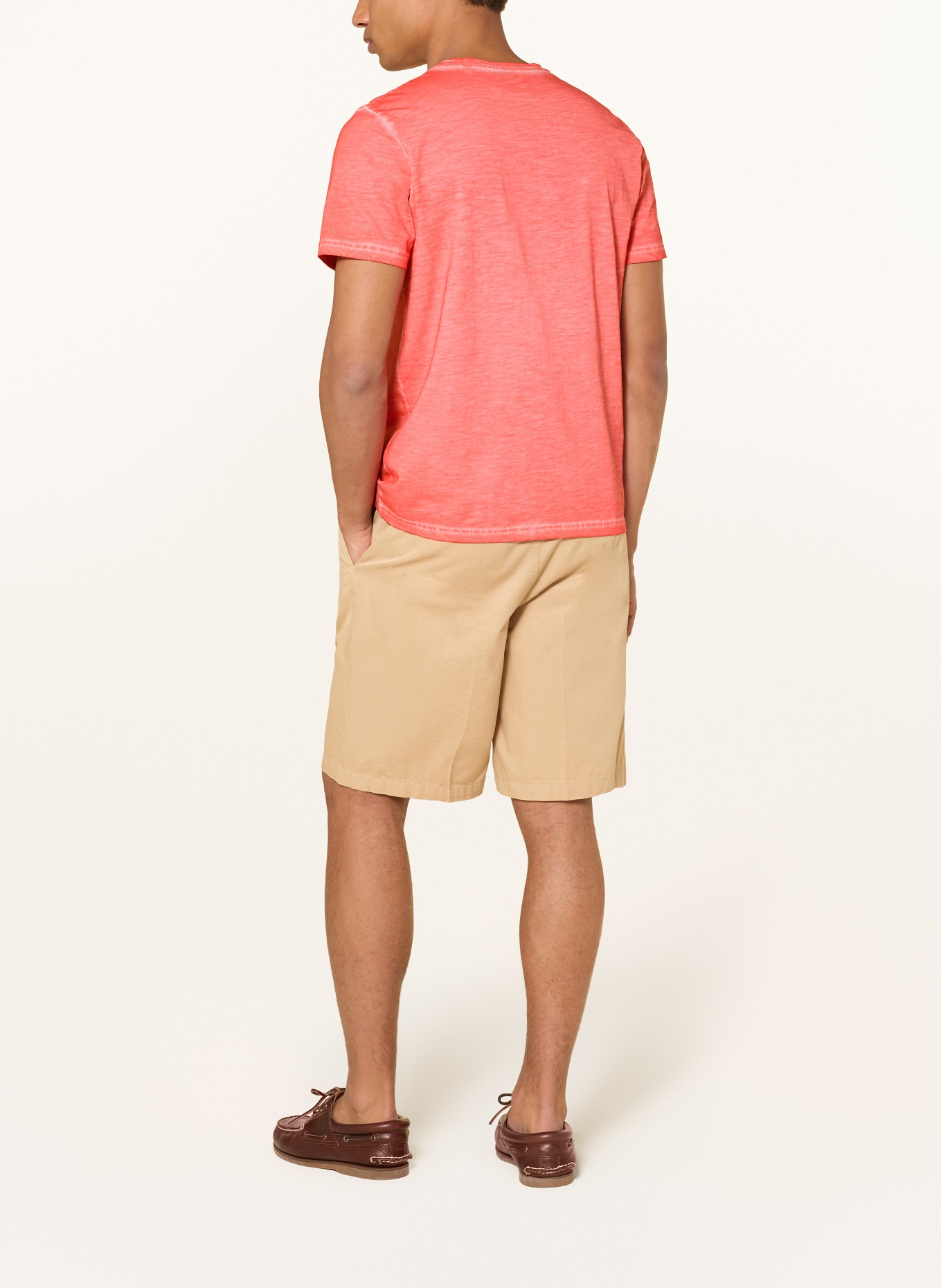 RAGMAN T-shirt: LICHTROOD / GROEN / DONKERBLAUW