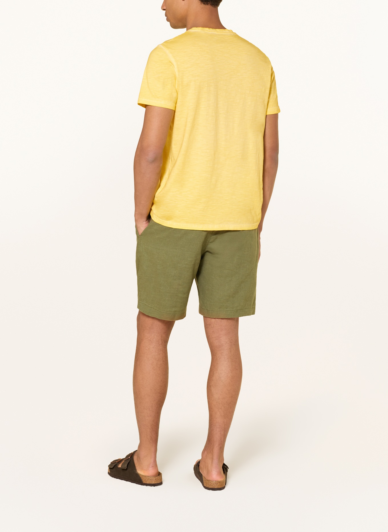 RAGMAN T-shirt: GEEL / ROOD / DONKERBLAUW