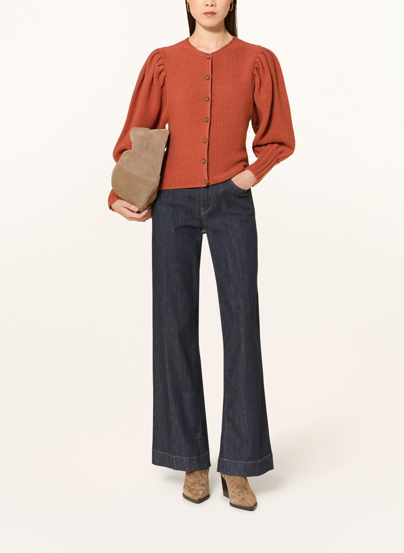 Gottseidank Strickjacke GISELA: HELLROT