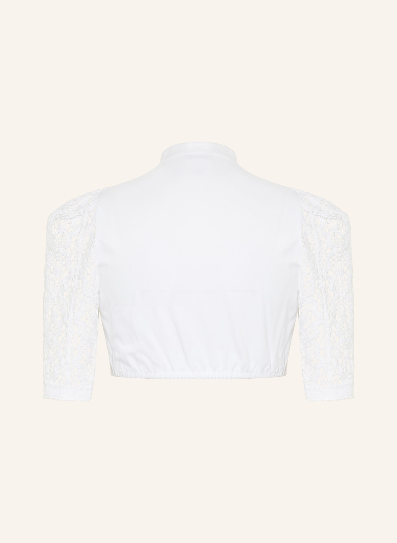 Gottseidank Dirndl-blouse MAVA in verschillende materialen: WIT