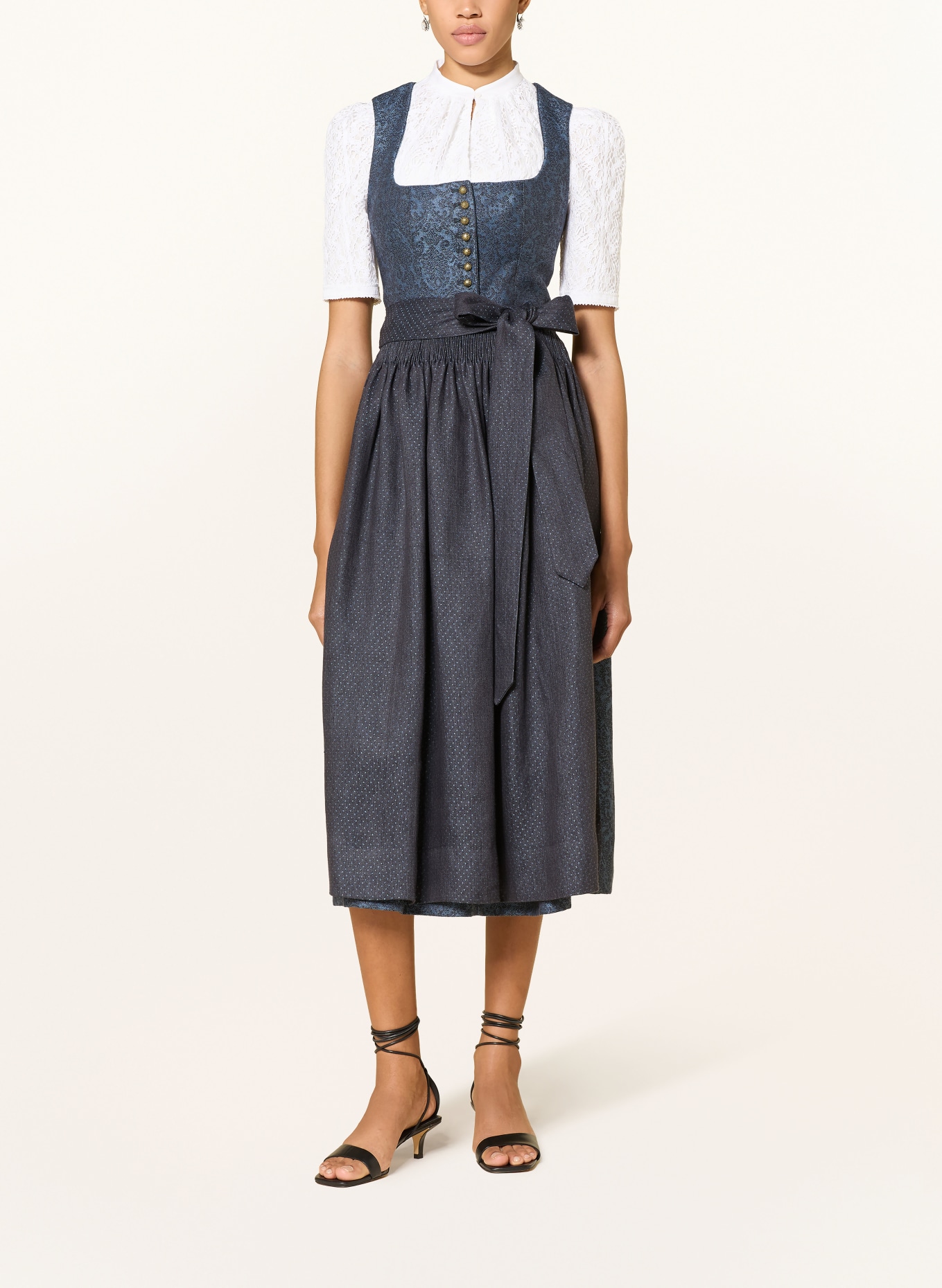 Gottseidank Dirndl-blouse MAVA in verschillende materialen: WIT