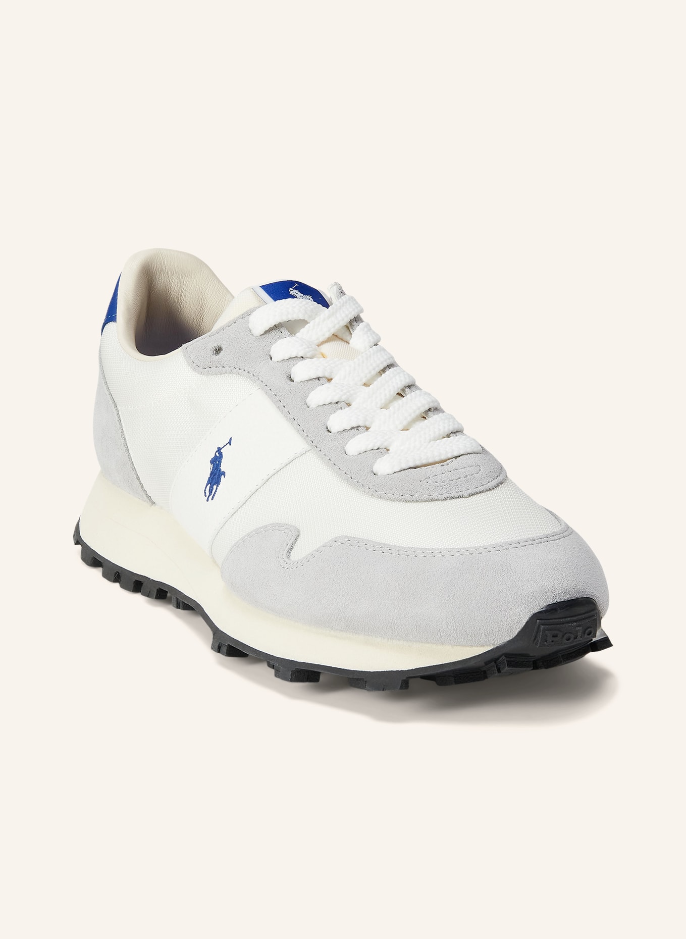 POLO RALPH LAUREN baskets: GRIS / CRÈME