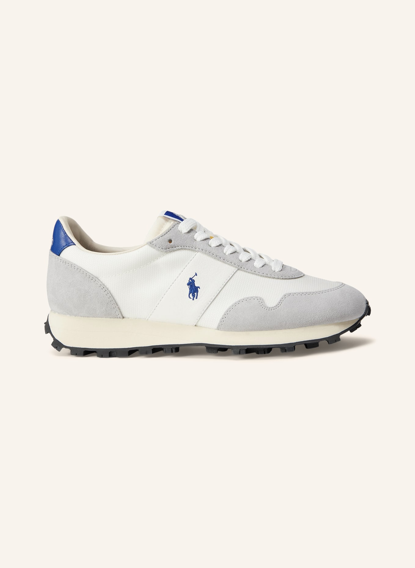 POLO RALPH LAUREN baskets: GRIS / CRÈME